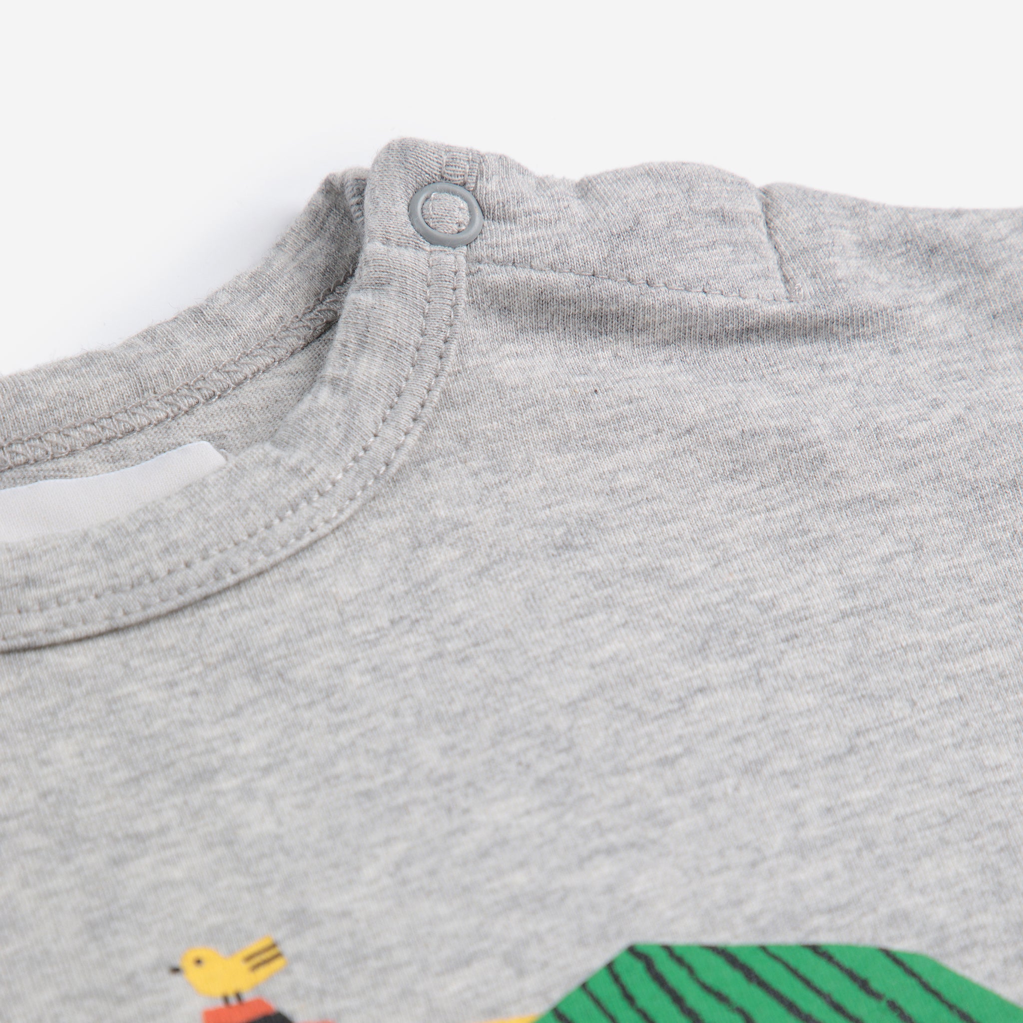 Bobo Choses-Baby Grey Happy Dog T-shirt