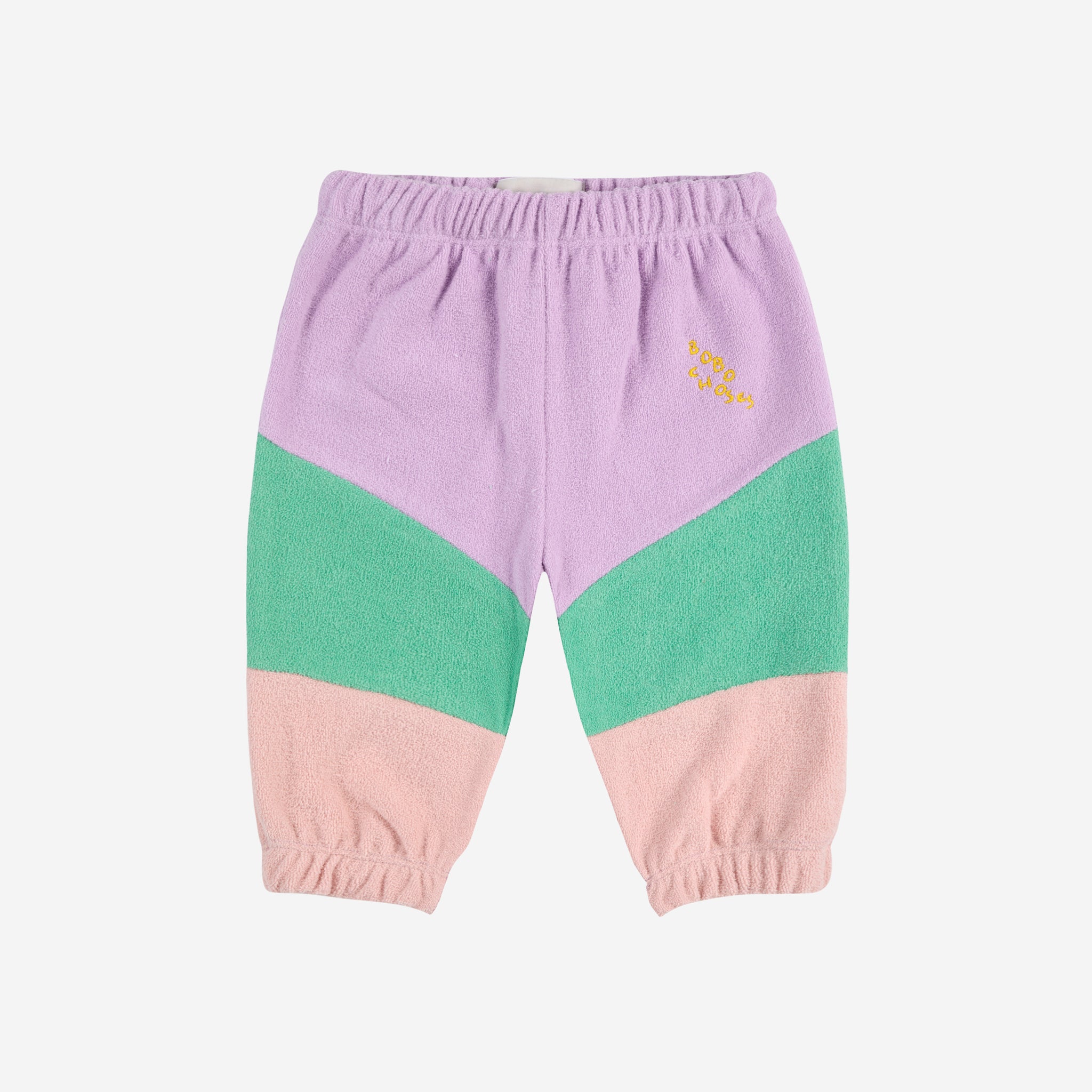 Bobo Choses-Baby Lila Color Block Jogging Pants