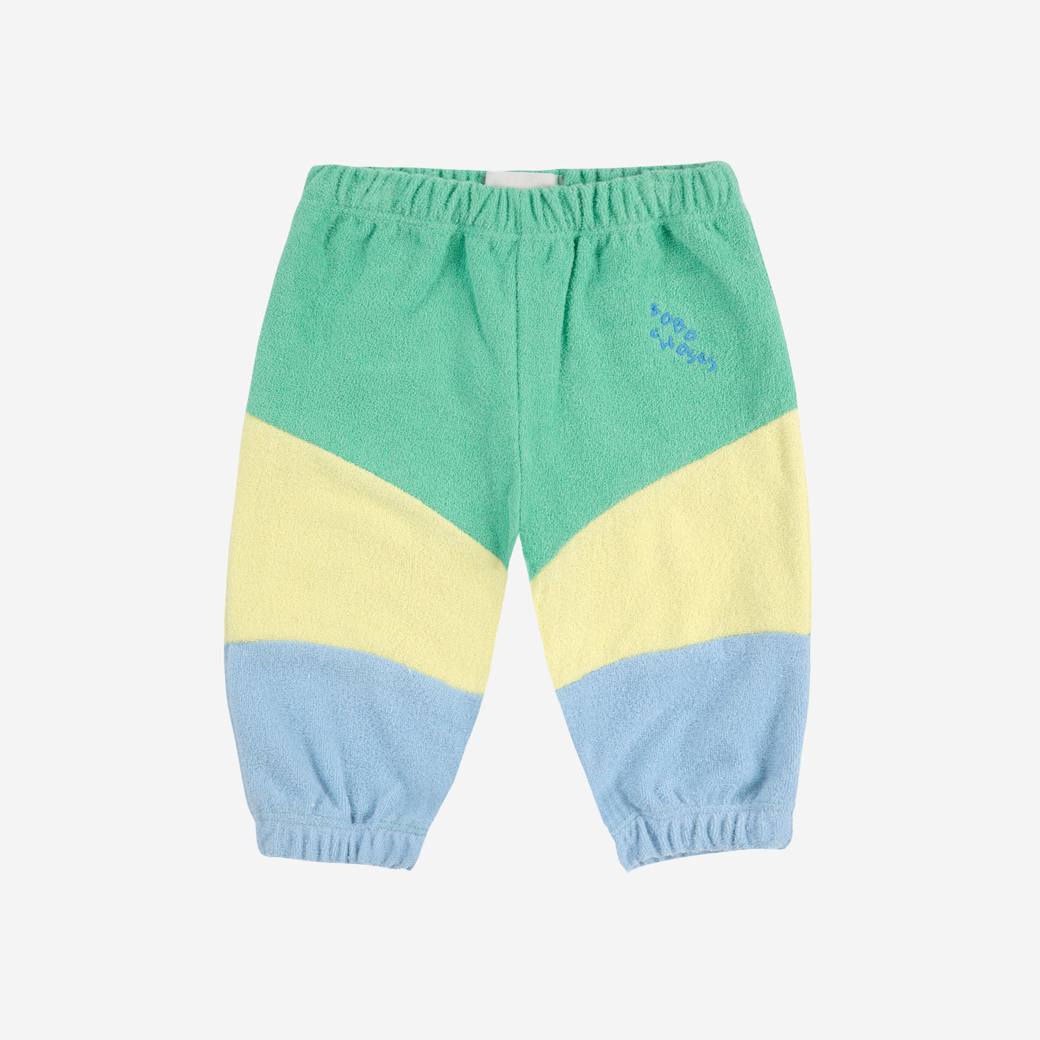 Bobo Choses-Baby Green Color Block Jogging Pants