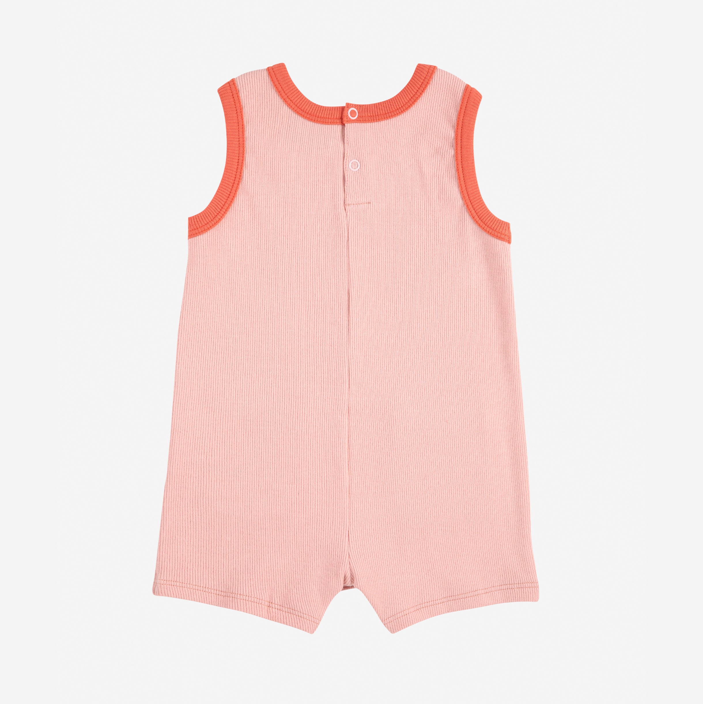 Bobo Choses-Baby Girls Smiling Pink Playsuit