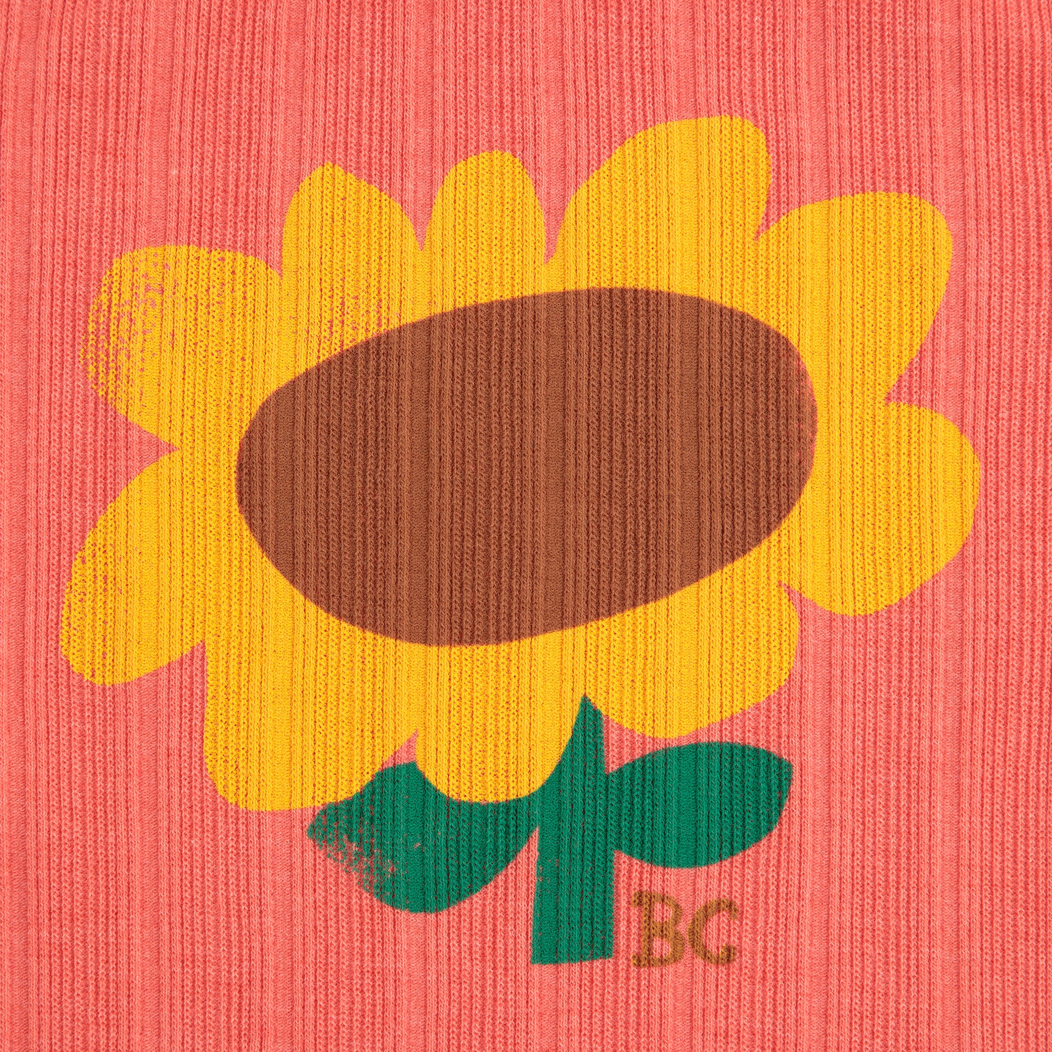 Bobo Choses-Girls Red Sunflower tank top