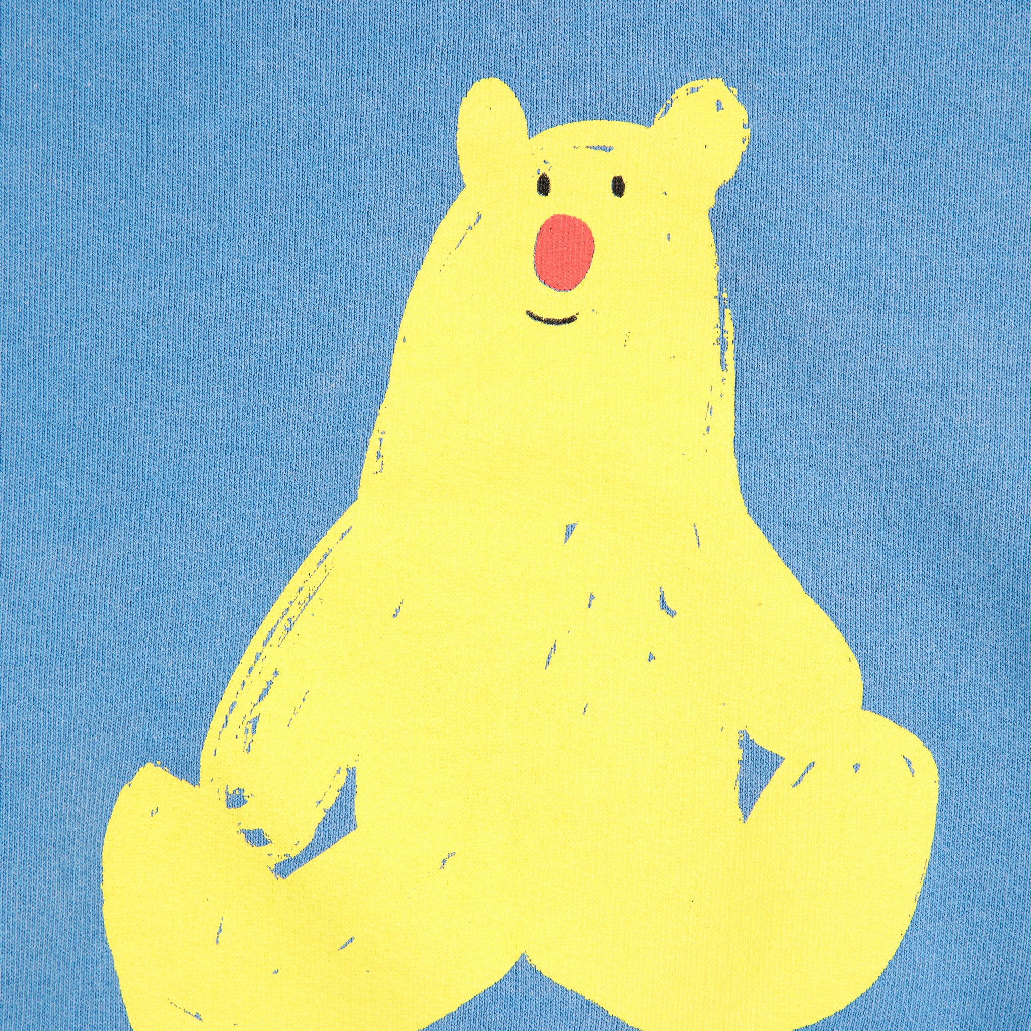 Bobo Choses-Blue Cotton Hug Me Bear Sweatshirt
