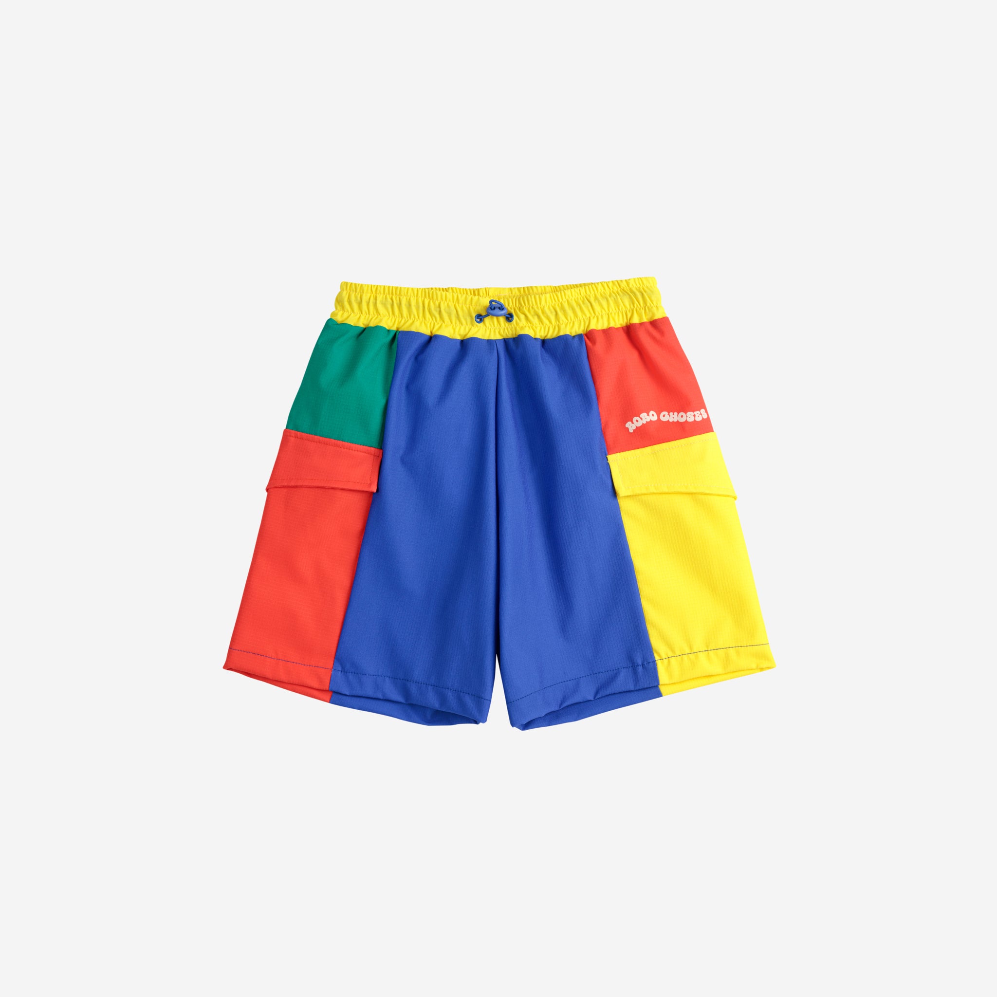 Bobo Choses-Color Block Swim Board Shorts