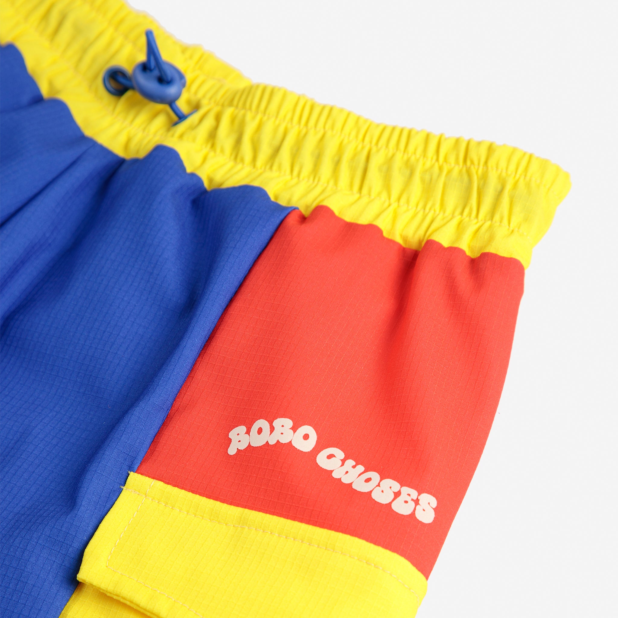 Bobo Choses-Color Block Swim Board Shorts