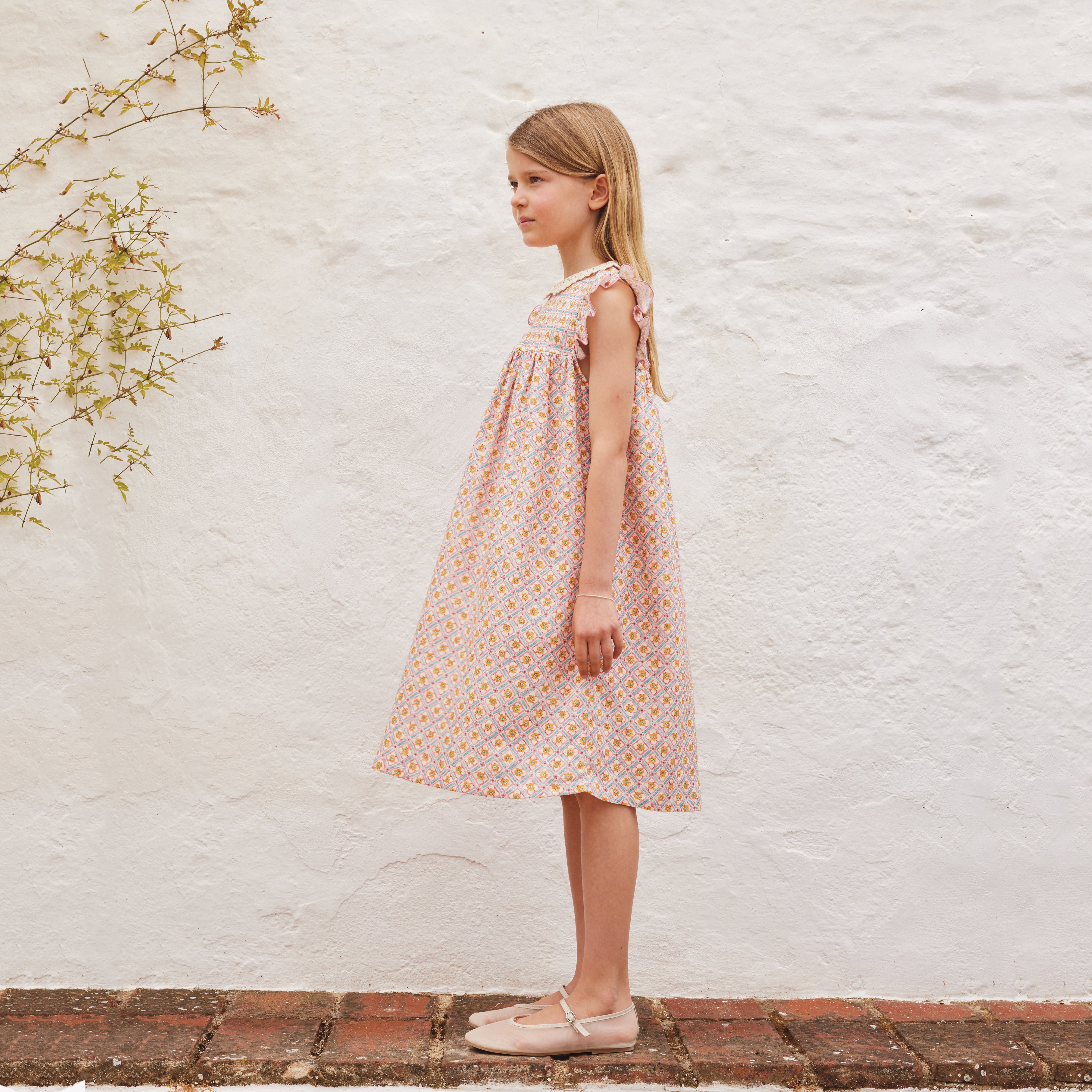Bebe Organic-Eloise Dress Geometric Florals