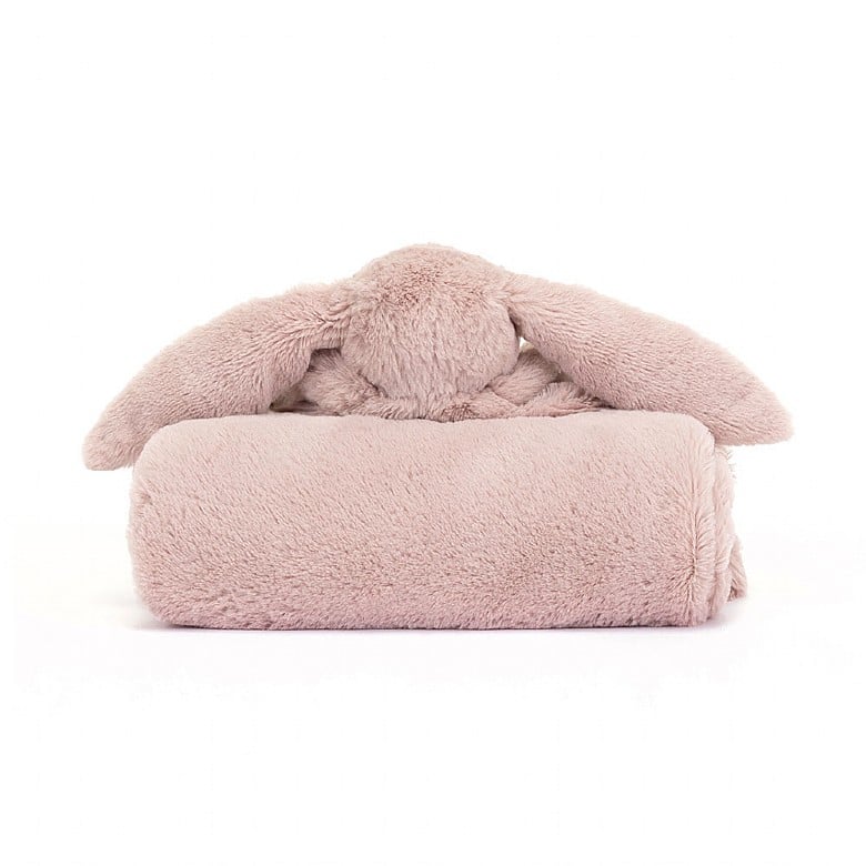 Bashful Luxe Bunny Rosa Blankie Box