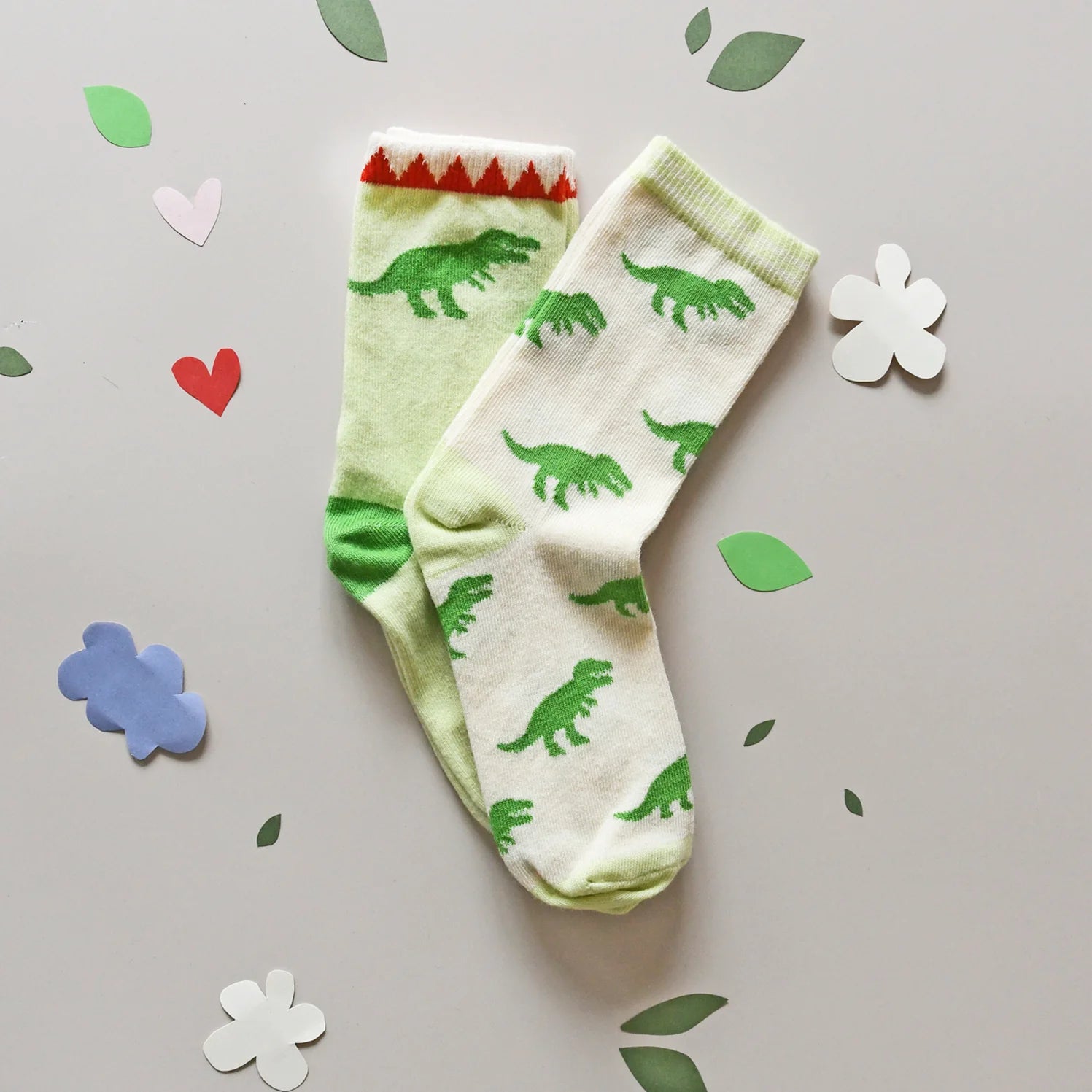 T-Rex 2 Pack Socks 4-5 Years