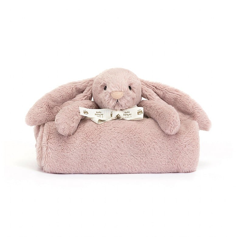 Bashful Luxe Bunny Rosa Blankie Box
