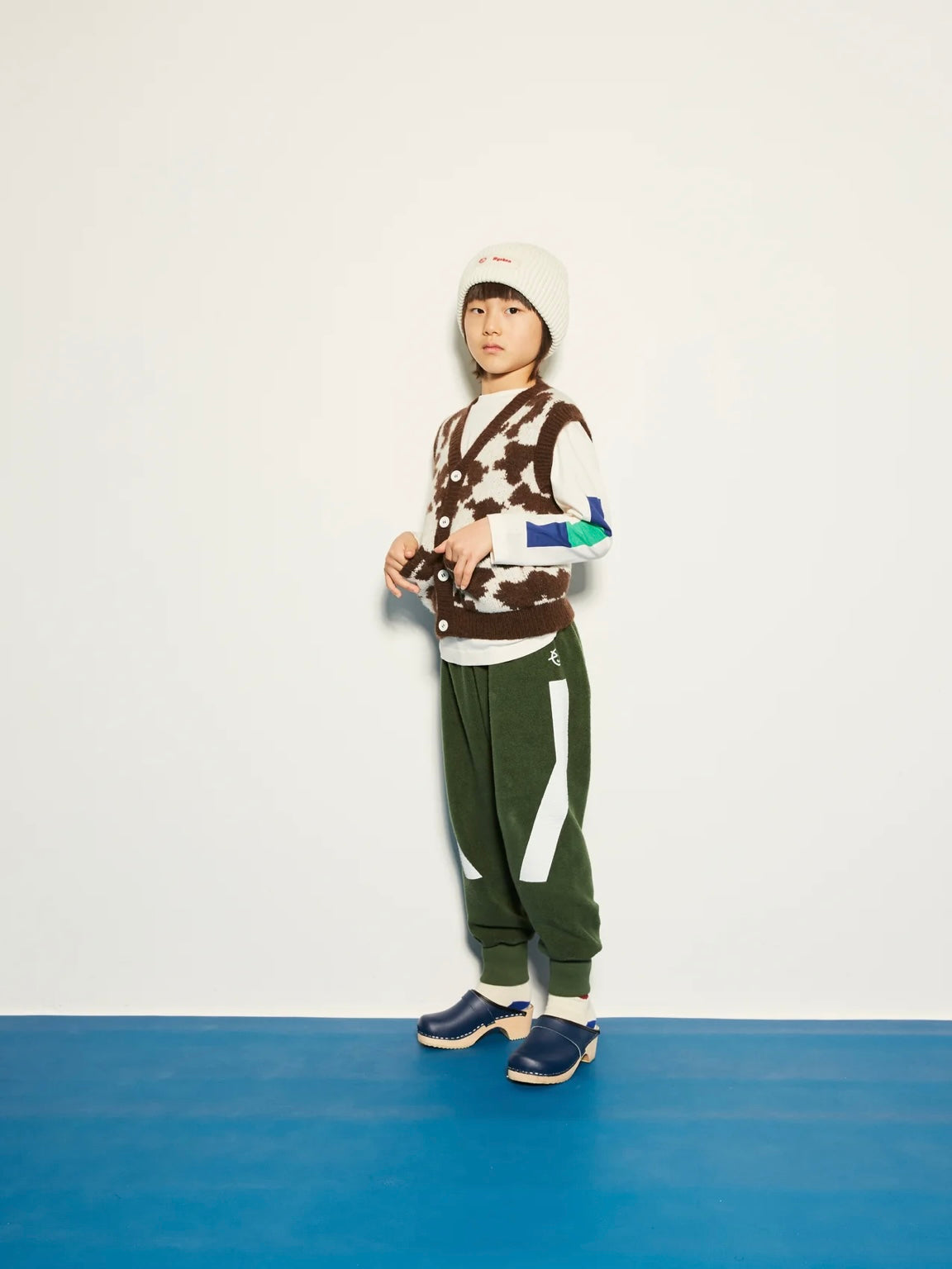FLUFFY SWEAT PANT-OLIVE