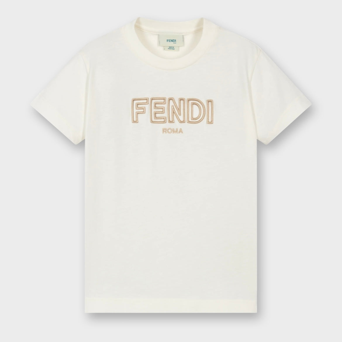 SS TEE WITH EMBROIDERED TXT LOGO