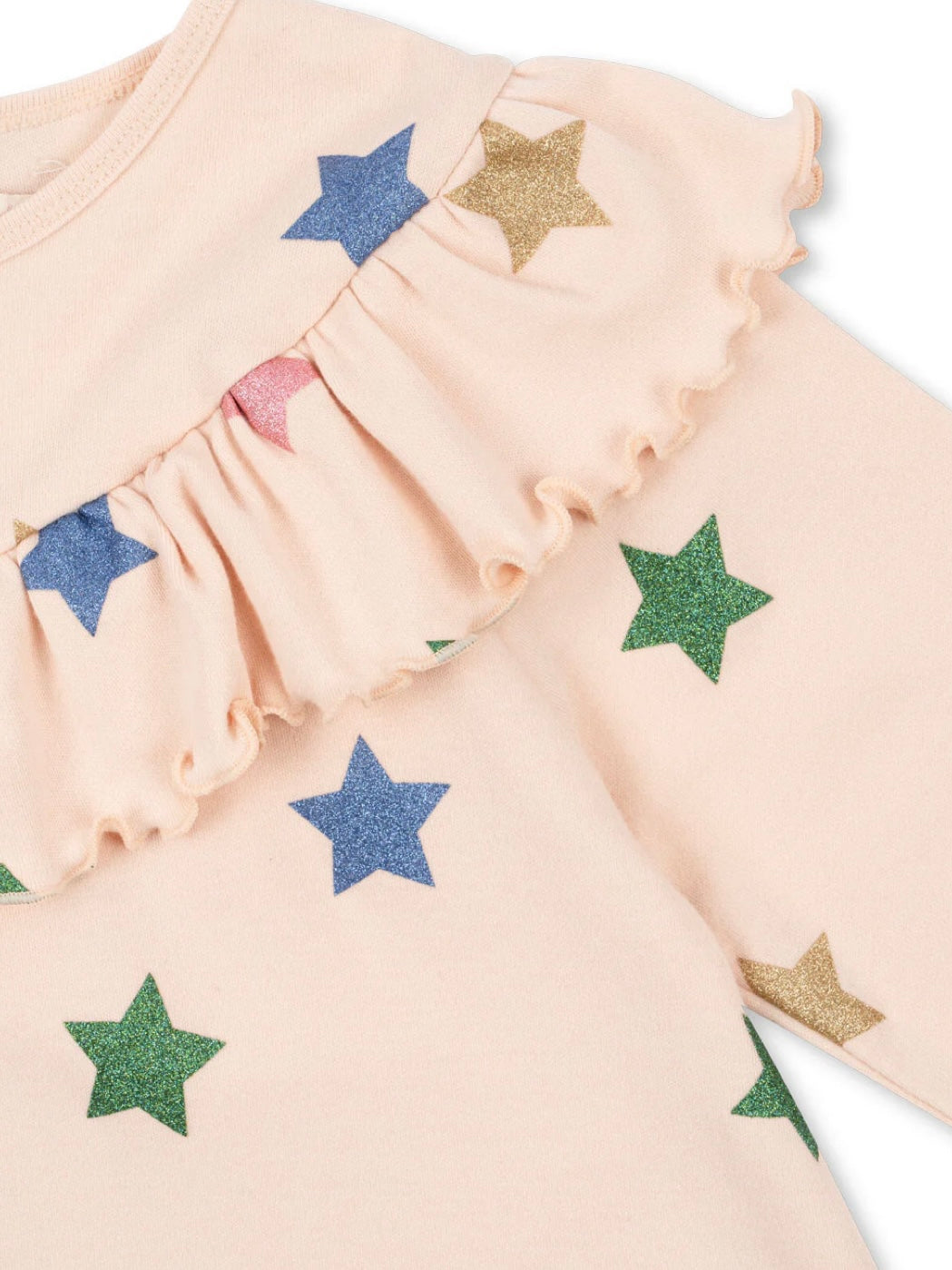 MALLI GLITTER BLOUSE GOTS STAR GLITTER