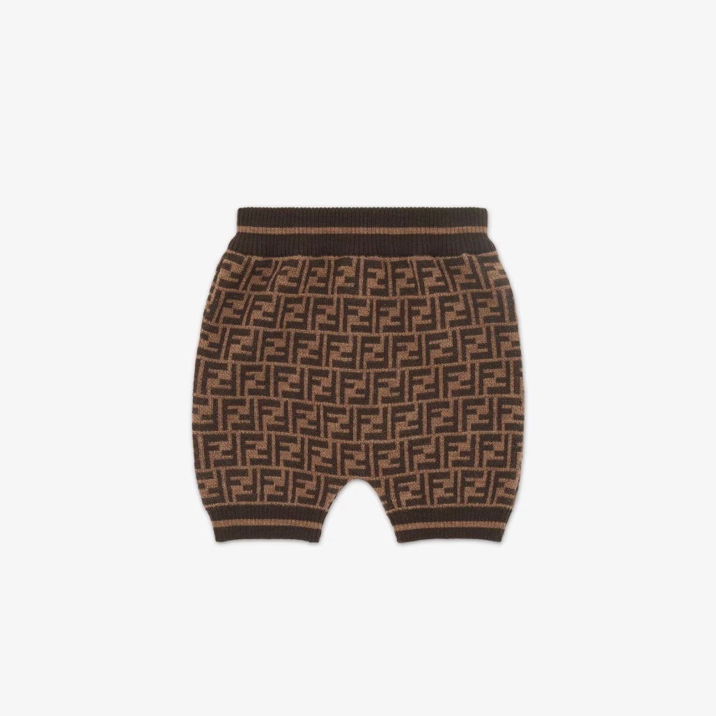 BABY FF ALLOVER KNITTED SHORTS