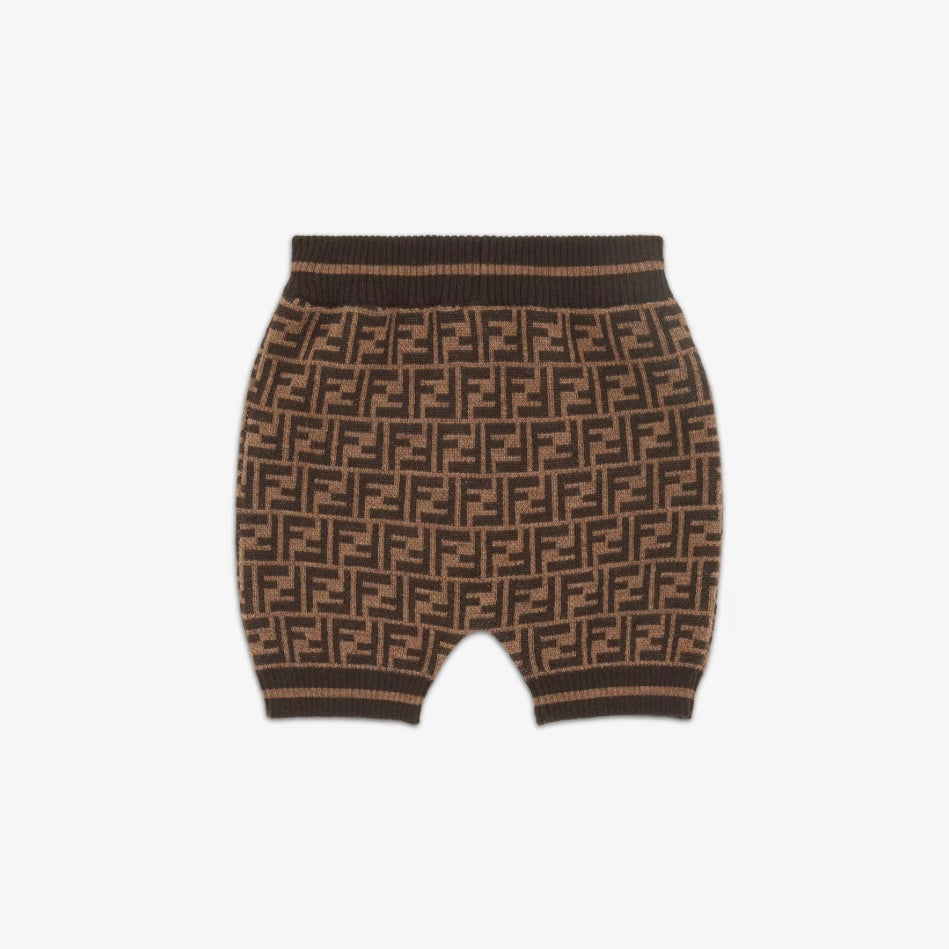 BABY FF ALLOVER KNITTED SHORTS
