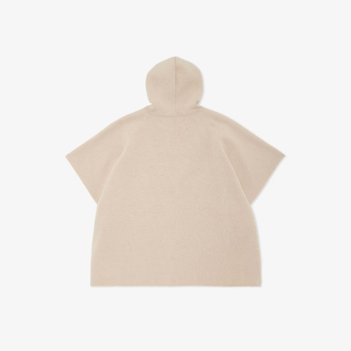 GIRL HOODED PONCHO WITH FF ALLOVER AND POCKETS