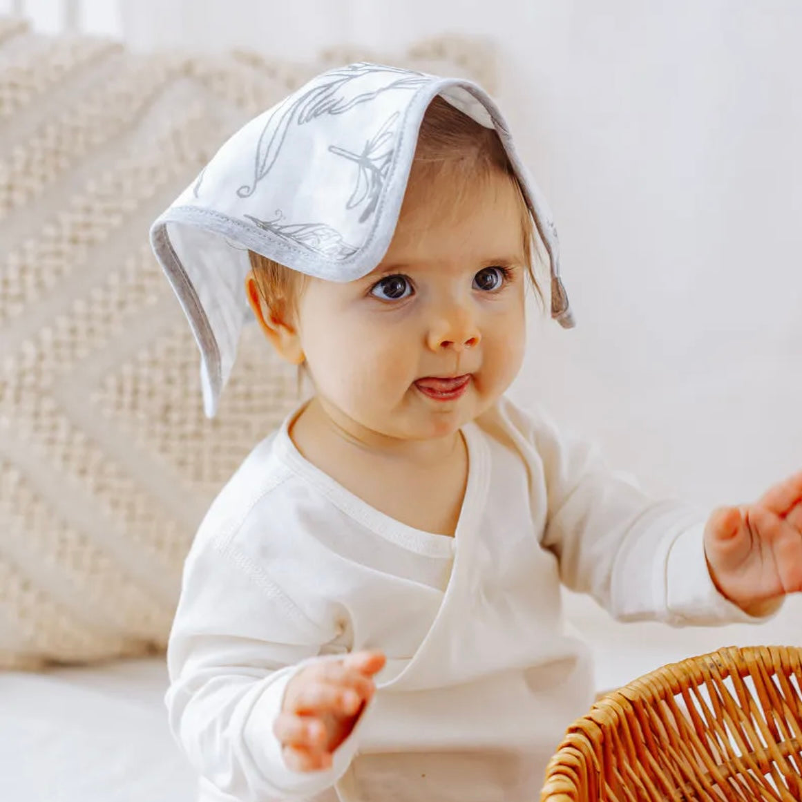 4 Layer Baby Washcloth Set (Bamboo, 3 pack) - Assorted Color