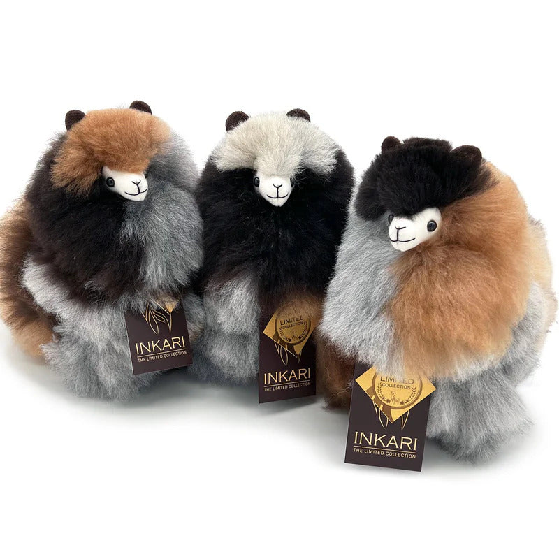 Inkari-Limited Edition-Alpaca Toy Grey Calico 23cm