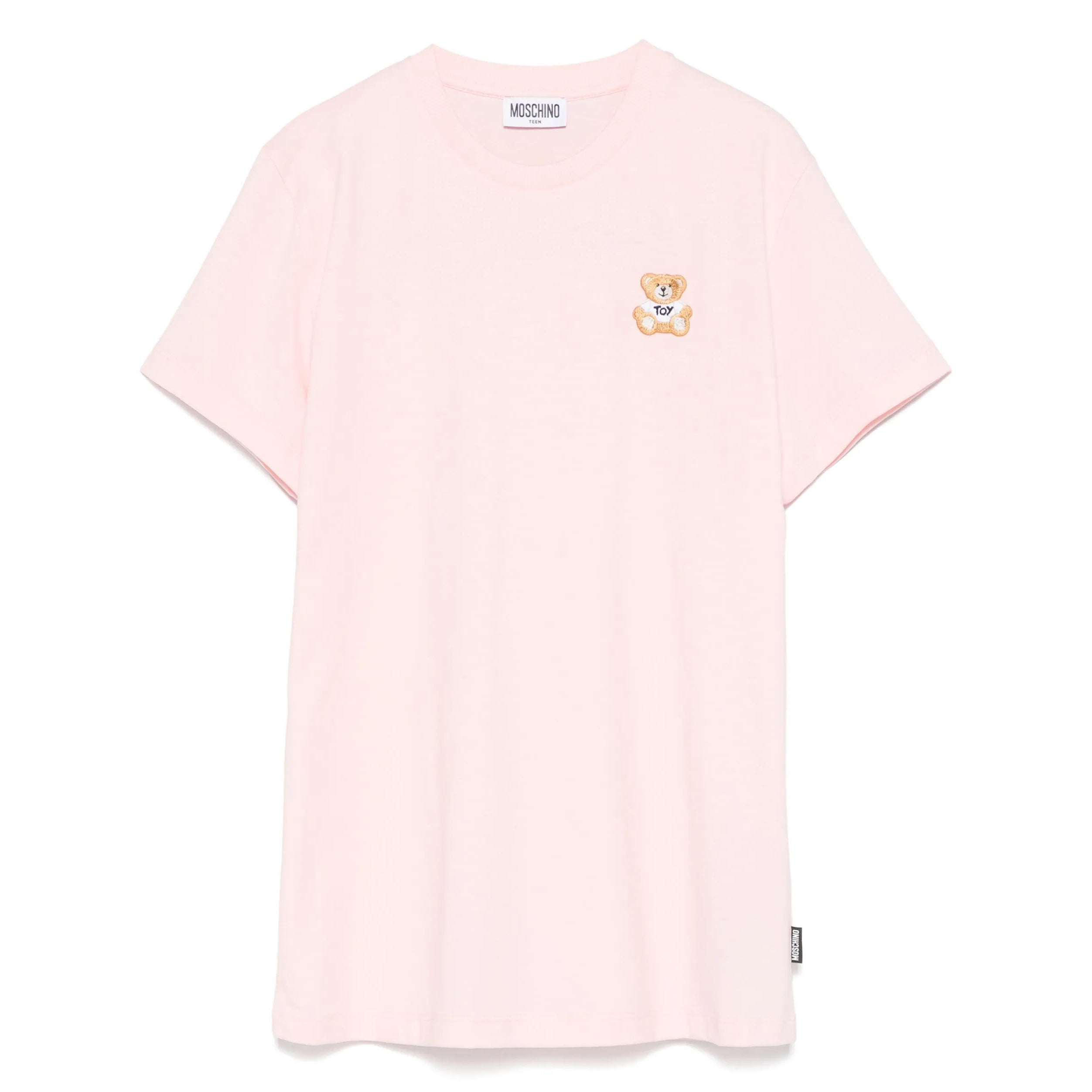 Moschino-SS TEE W NEW BEAR PATCH