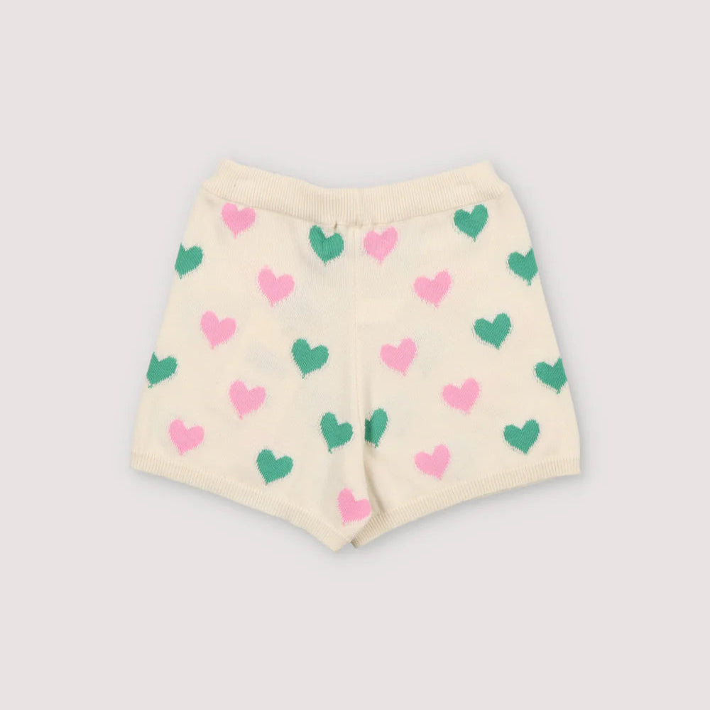 The New Society-Oia Short Love Motif Multicolor