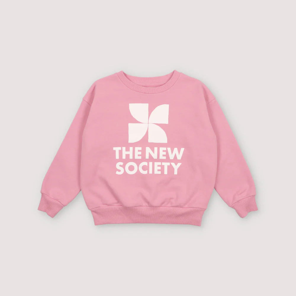 The New Society-Mykonos Sweatshirt Hibiscus
