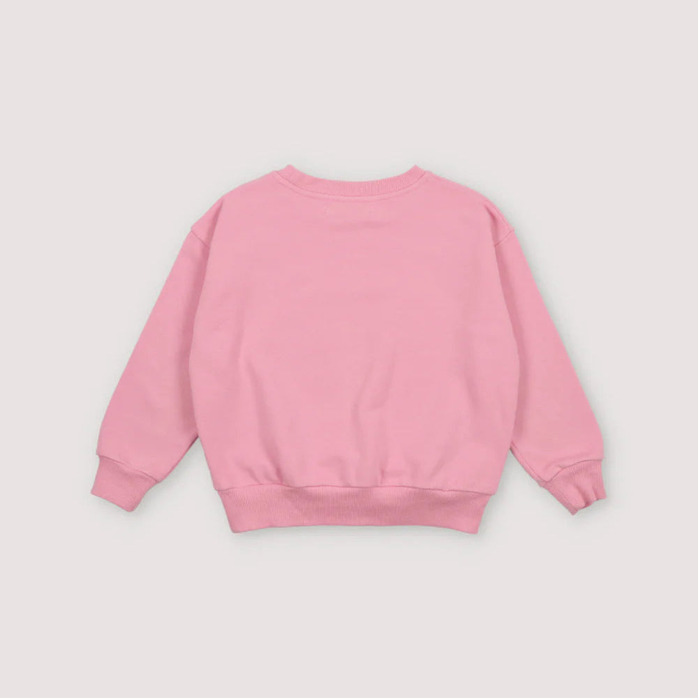 The New Society-Mykonos Sweatshirt Hibiscus