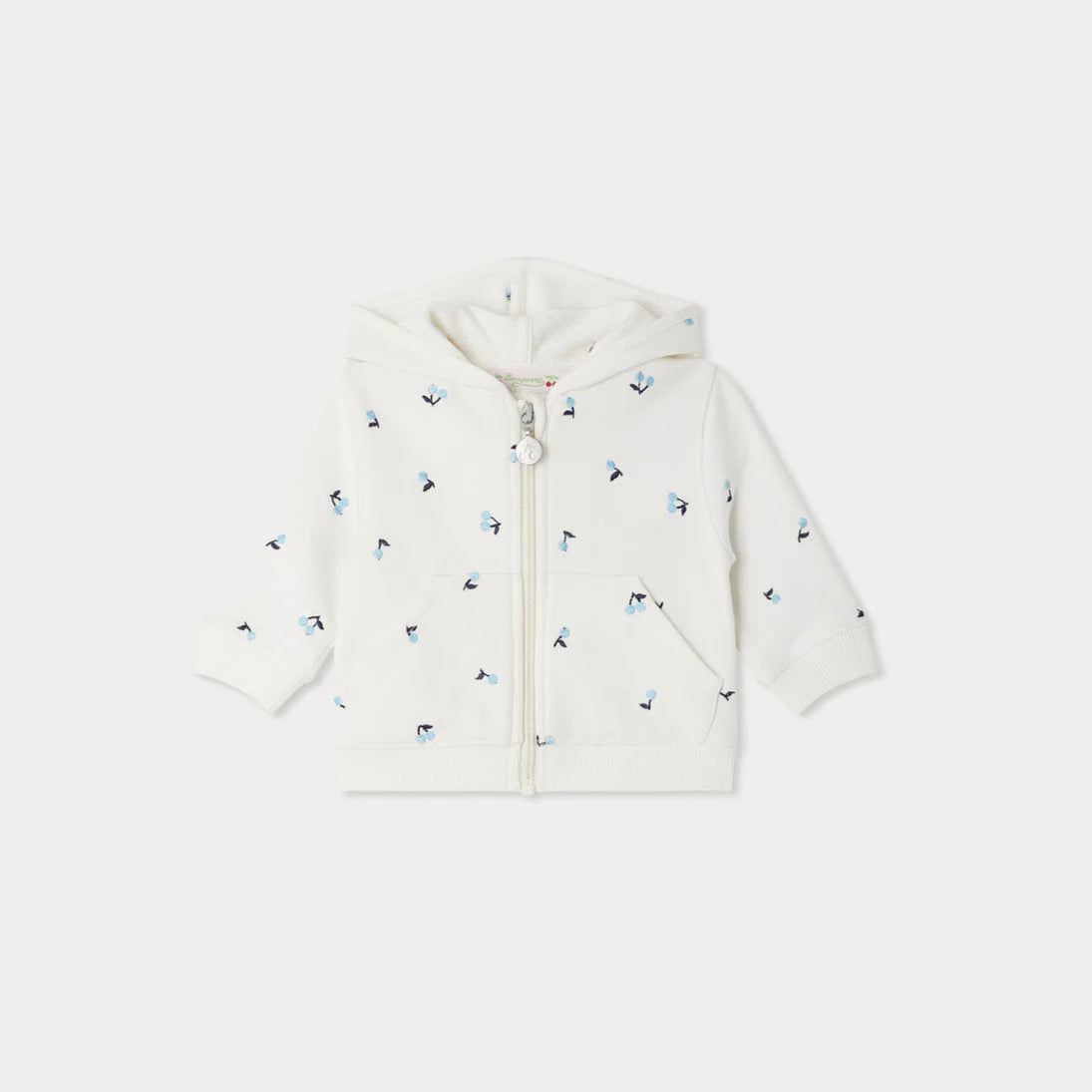 Bonpoint-Tibou sweatshirt with cherry embroideries