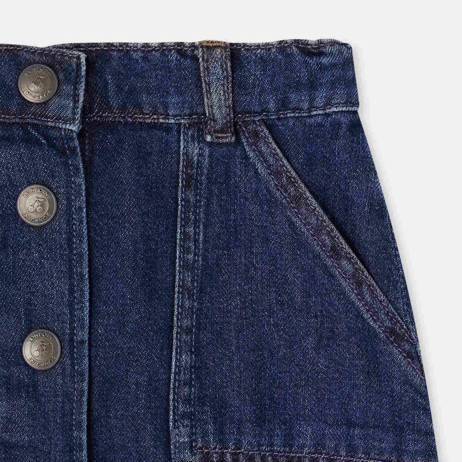 Bonpoint-Dexie skirt in denim