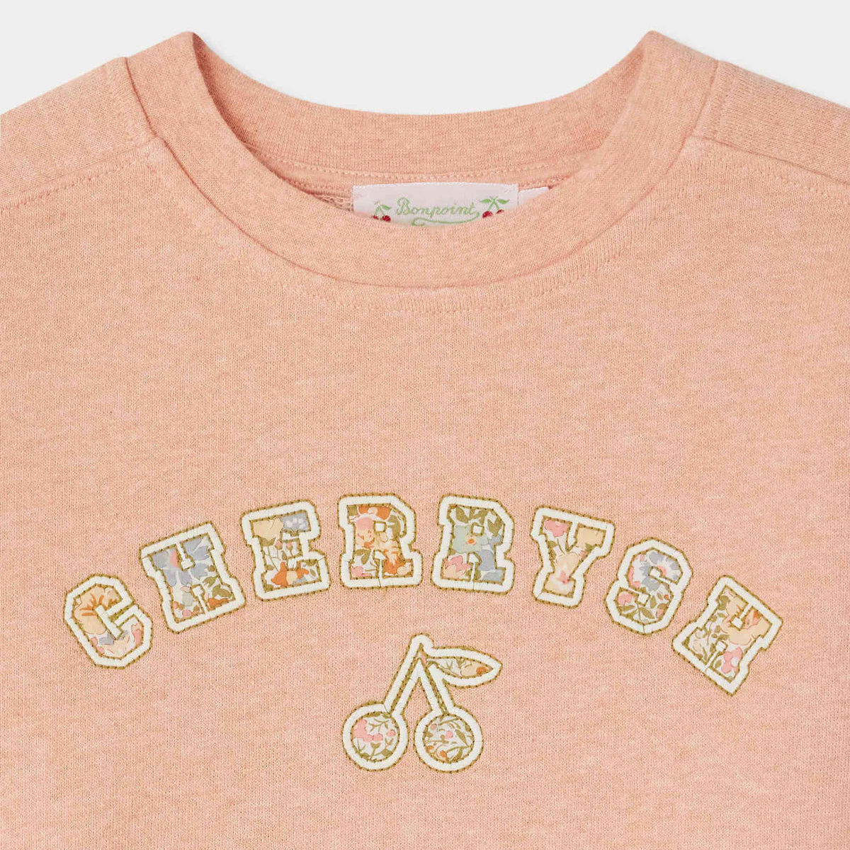 Bonpoint-Gena sweatshirt in fleece cherrysh