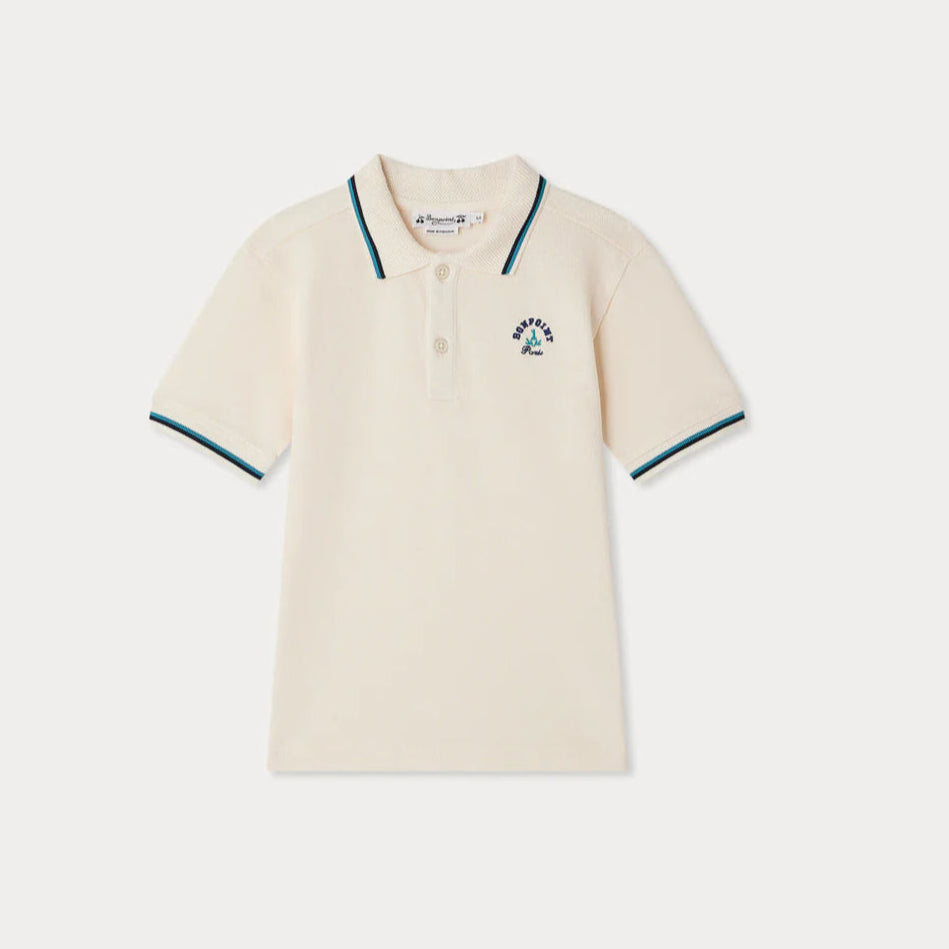 Bonpoint-Edric polo with striped collar