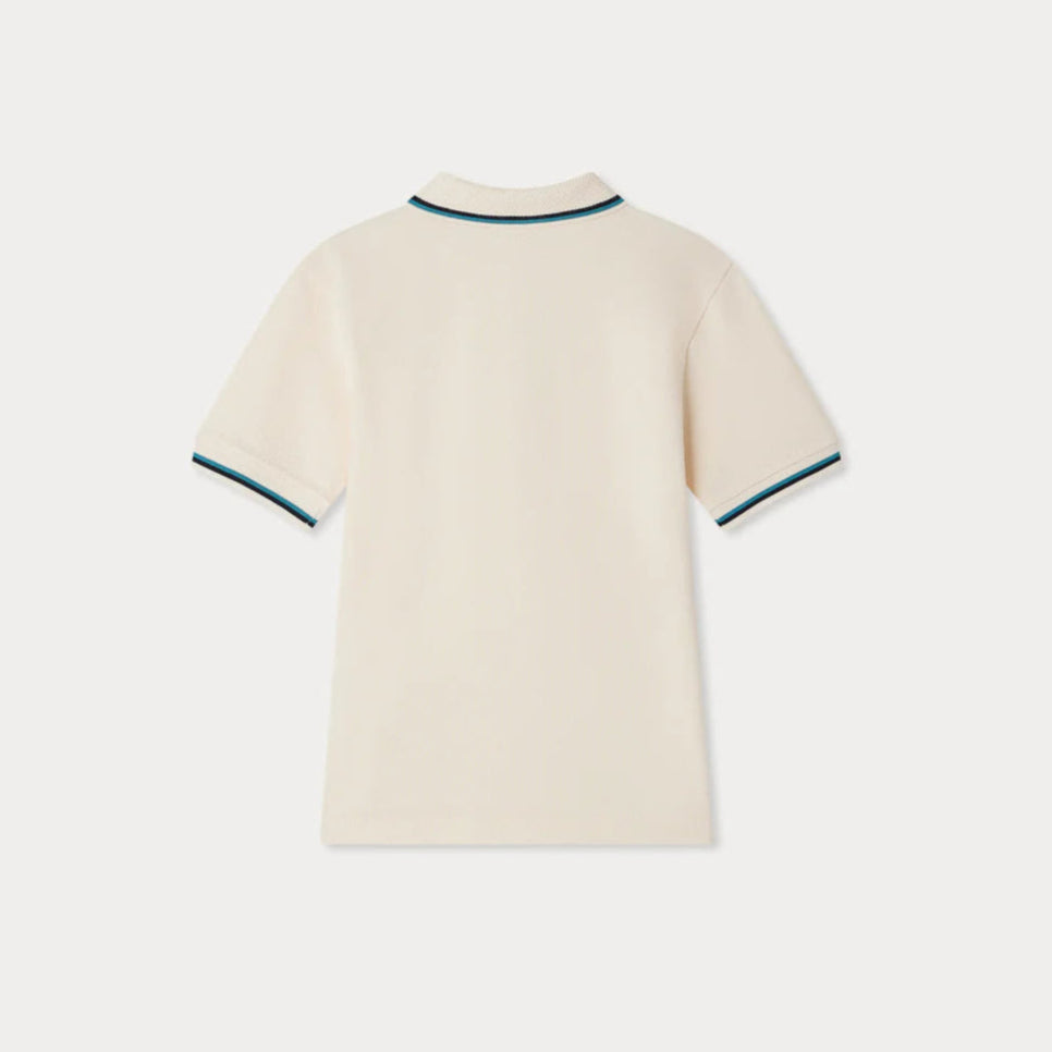 Bonpoint-Edric polo with striped collar