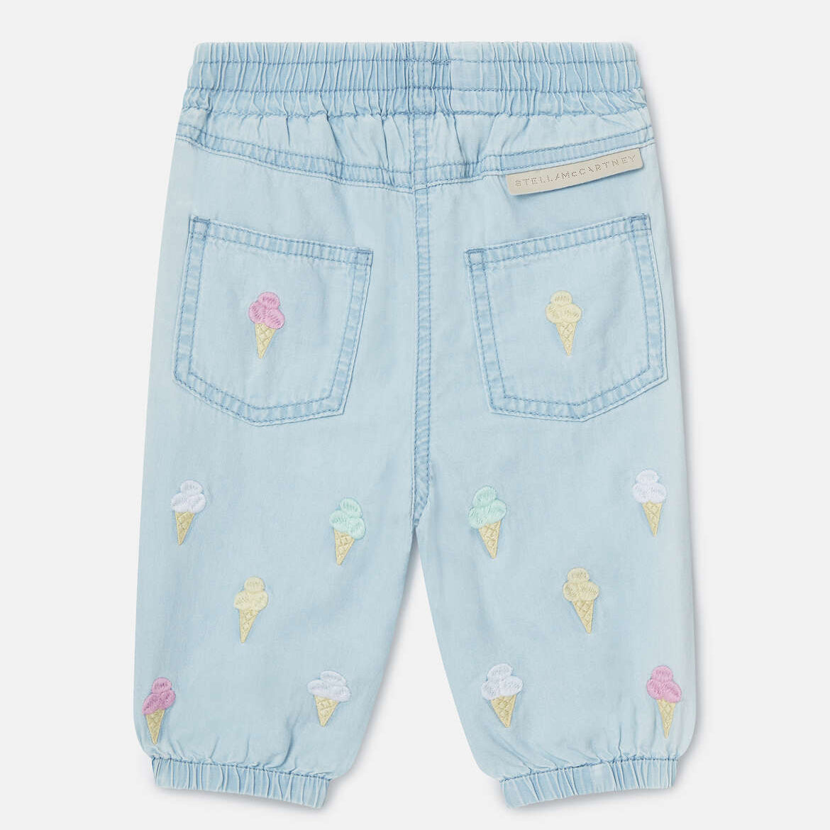 Stella Mccartney Kids-Ice Cream Embroidered Joggers