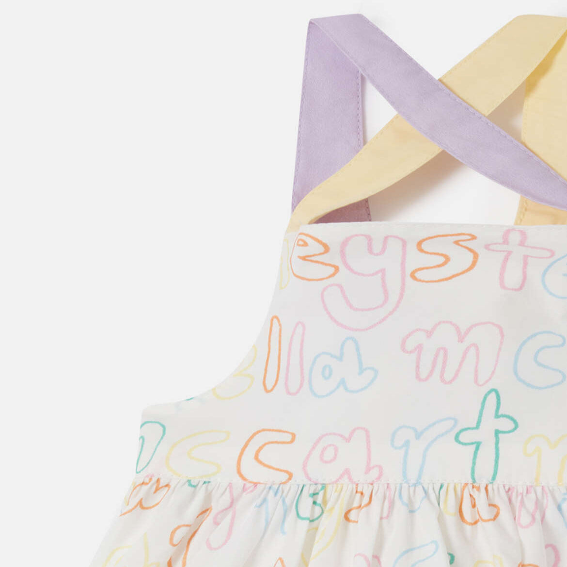 Stella Mccartney Kids-Brand Print Dress and Bloomers Set