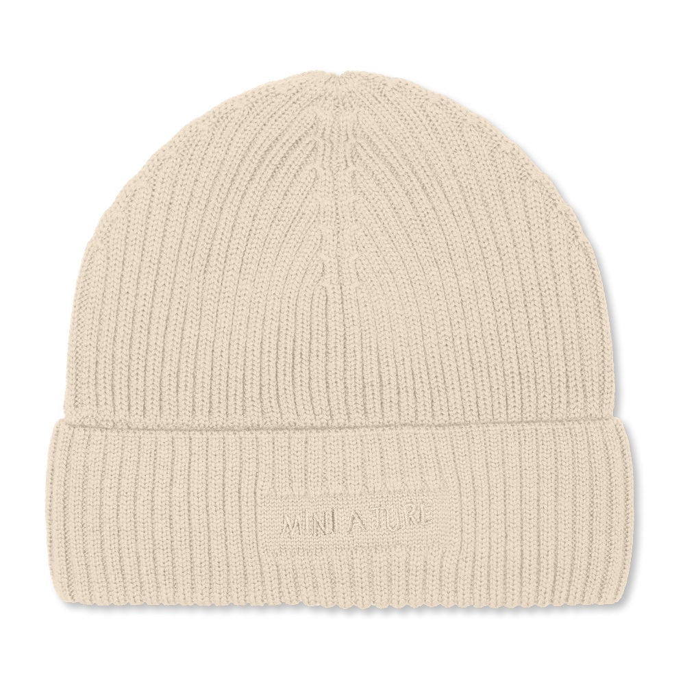 Mini A Ture-MATBOJE fleece lined beanie 1054 Angora cream