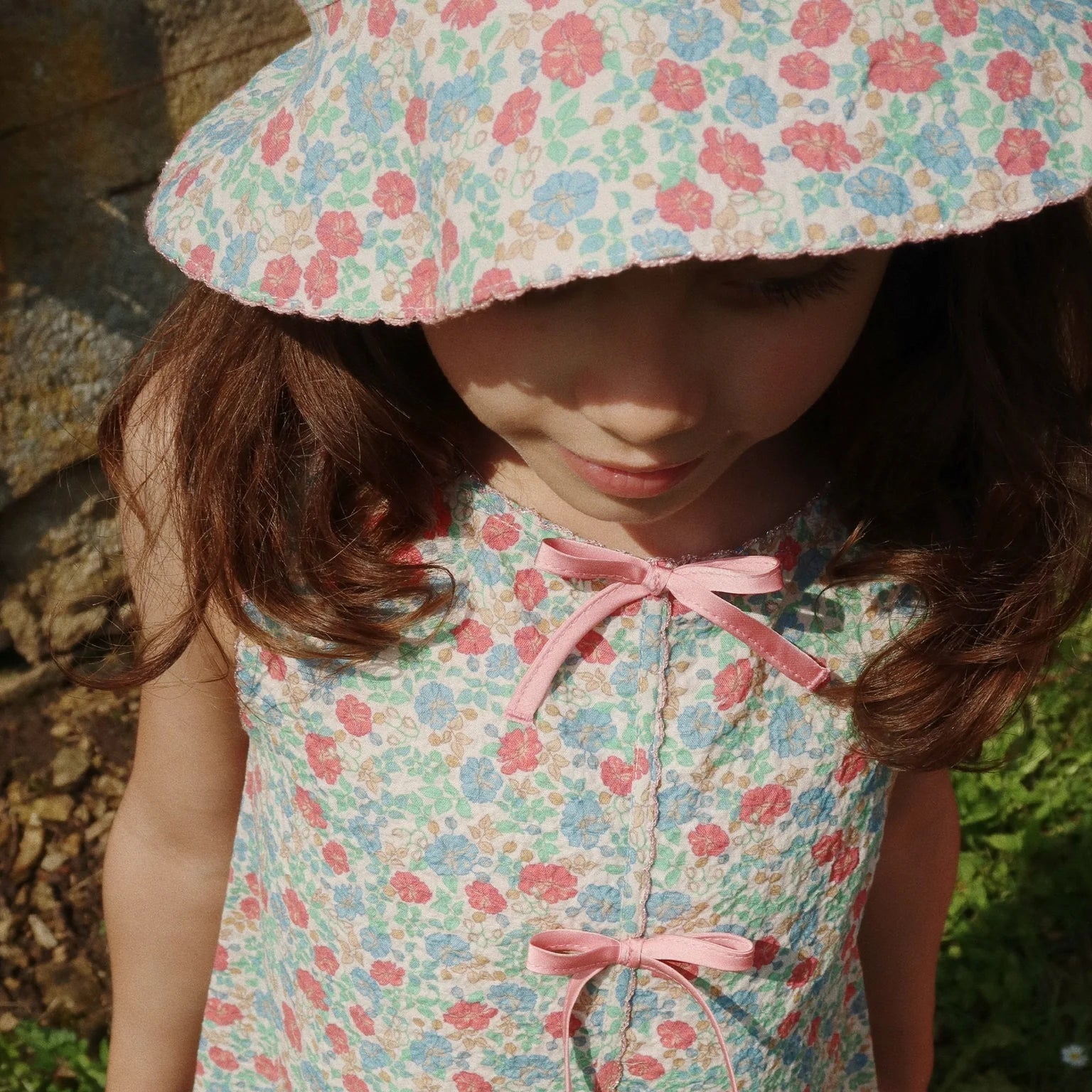Konges Sløjd-ELIN BOW SUN HAT GOTS