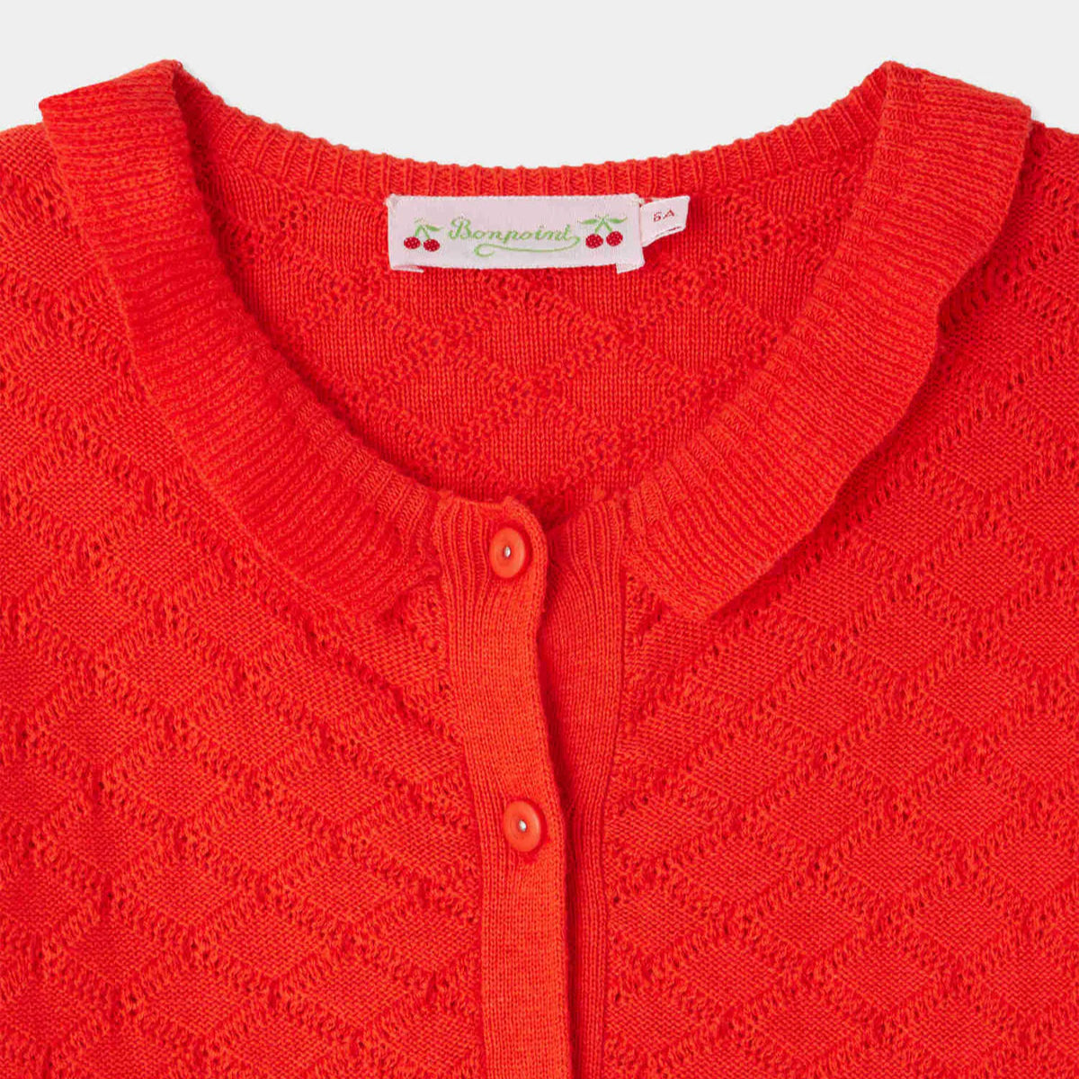 Bonpoint-Emy lace-trimmed cardigan