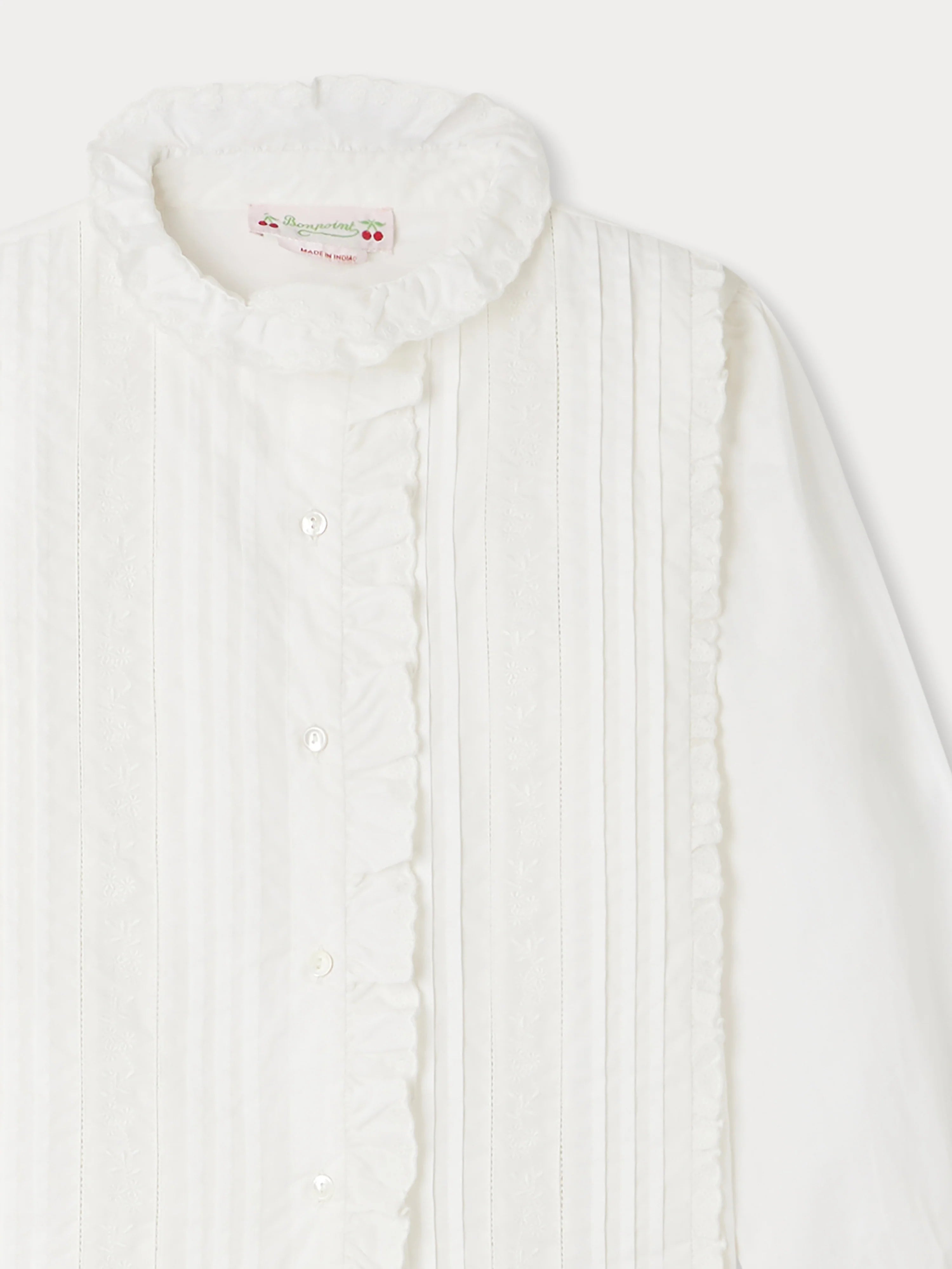 BLOUSE GINESE-BLANC LAIT