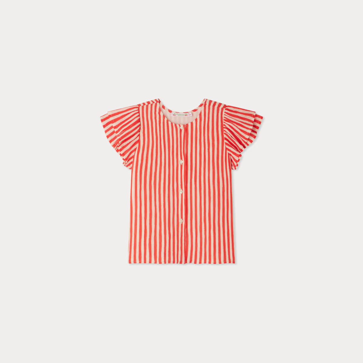 Bonpoint-Enigma striped crepe blouse