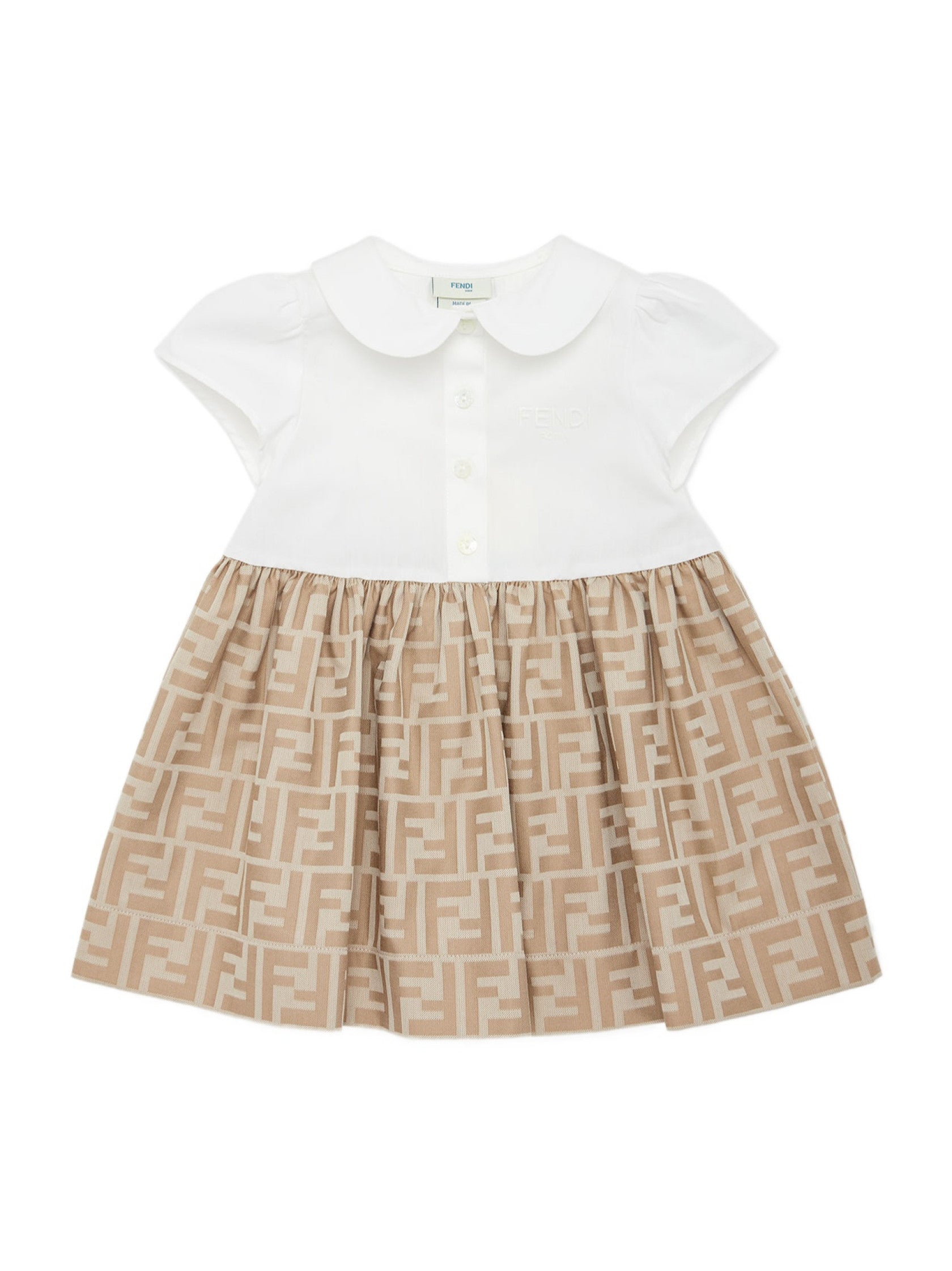 BABY GIRL SS DRESS BUTTONS DOWN