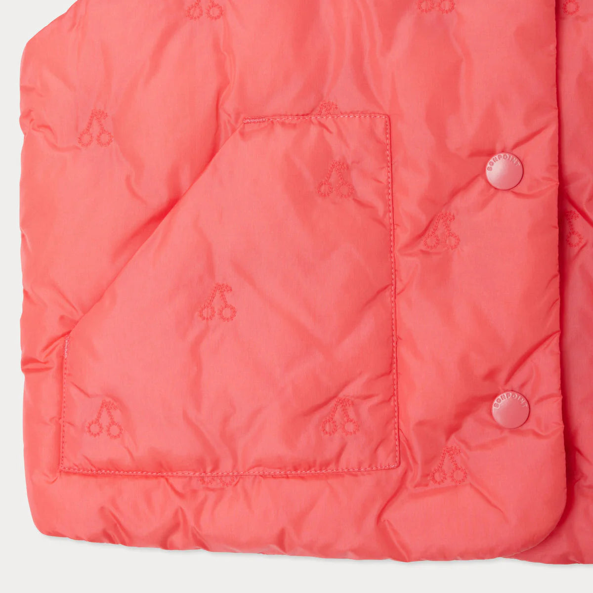 Bonpoint-Enaelle embroidered and sleeveless puffer jacket