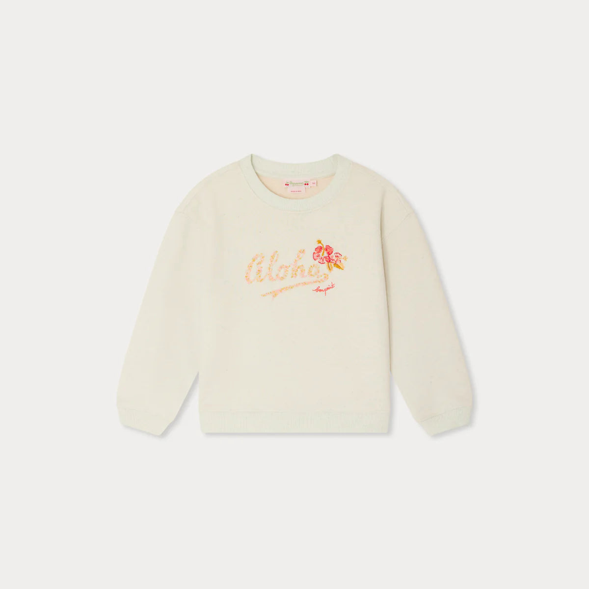 Bonpoint-Edwige embroidered fleece sweatshirt