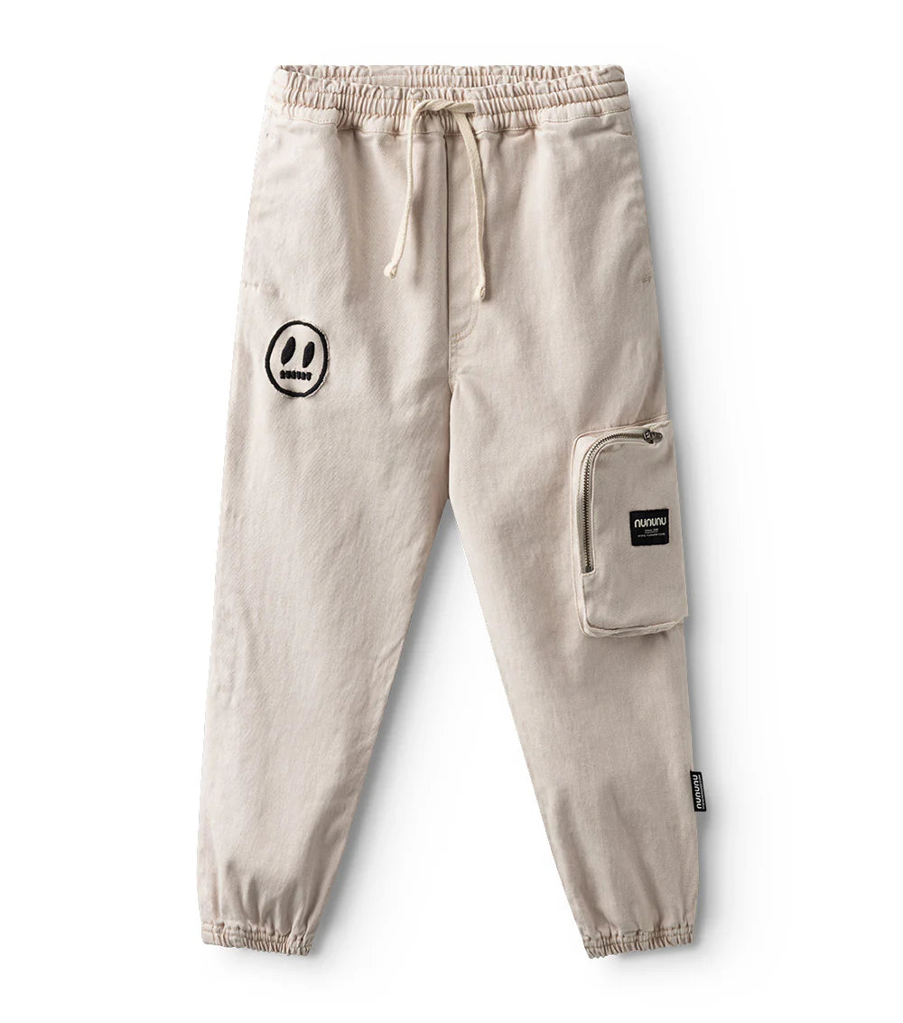SMILE CARGO PANTS SMOKEY NATURAL
