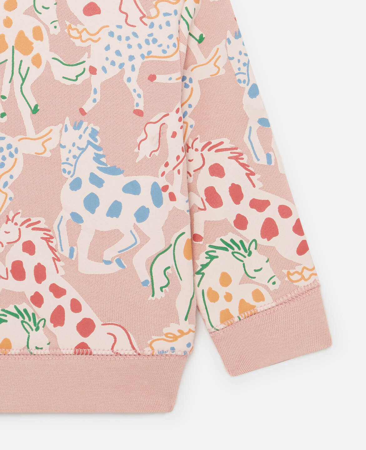 BABY GIRL PRAIRIE HORSES SWEATSHIRT