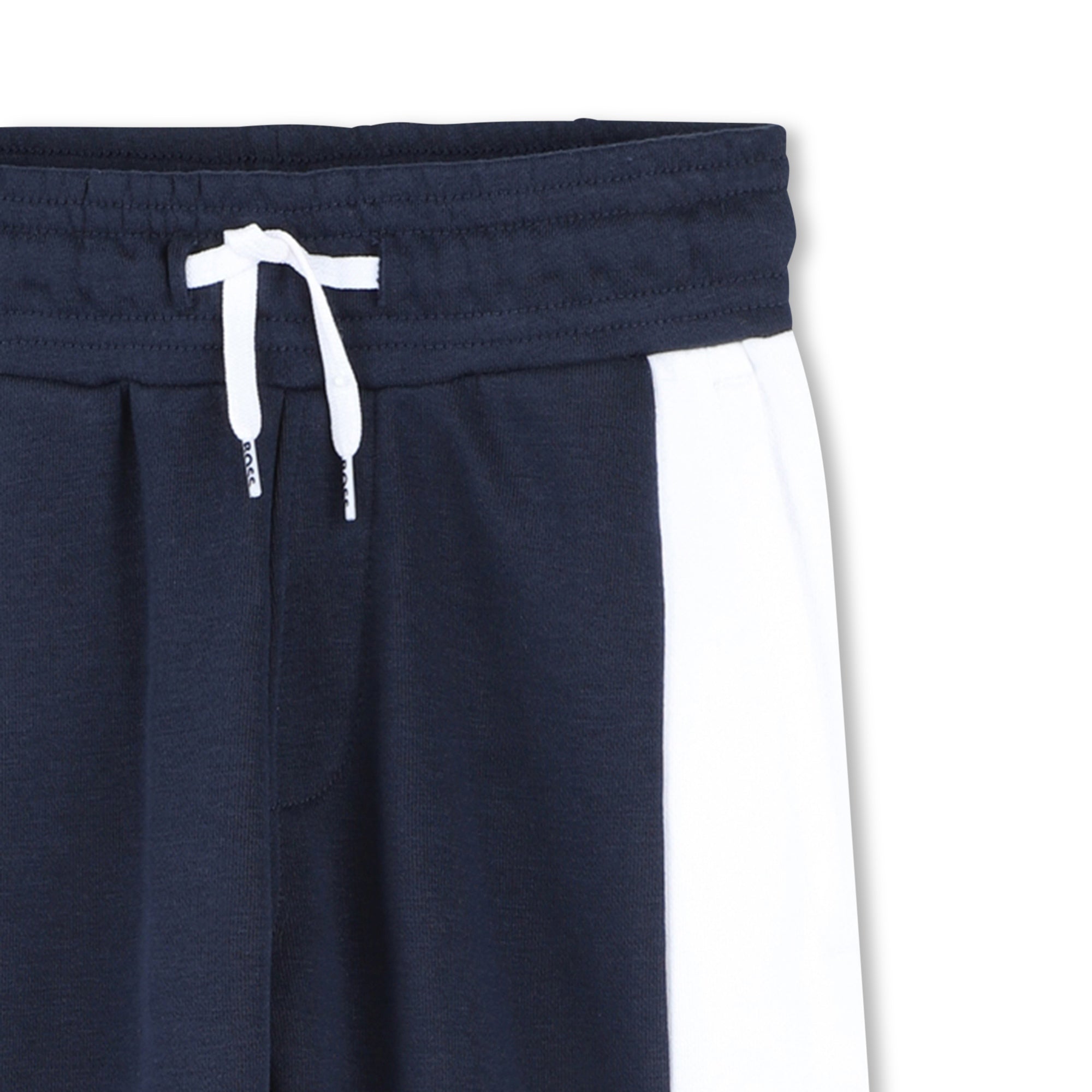 Boss-Navy Cotton Jogging Bottoms