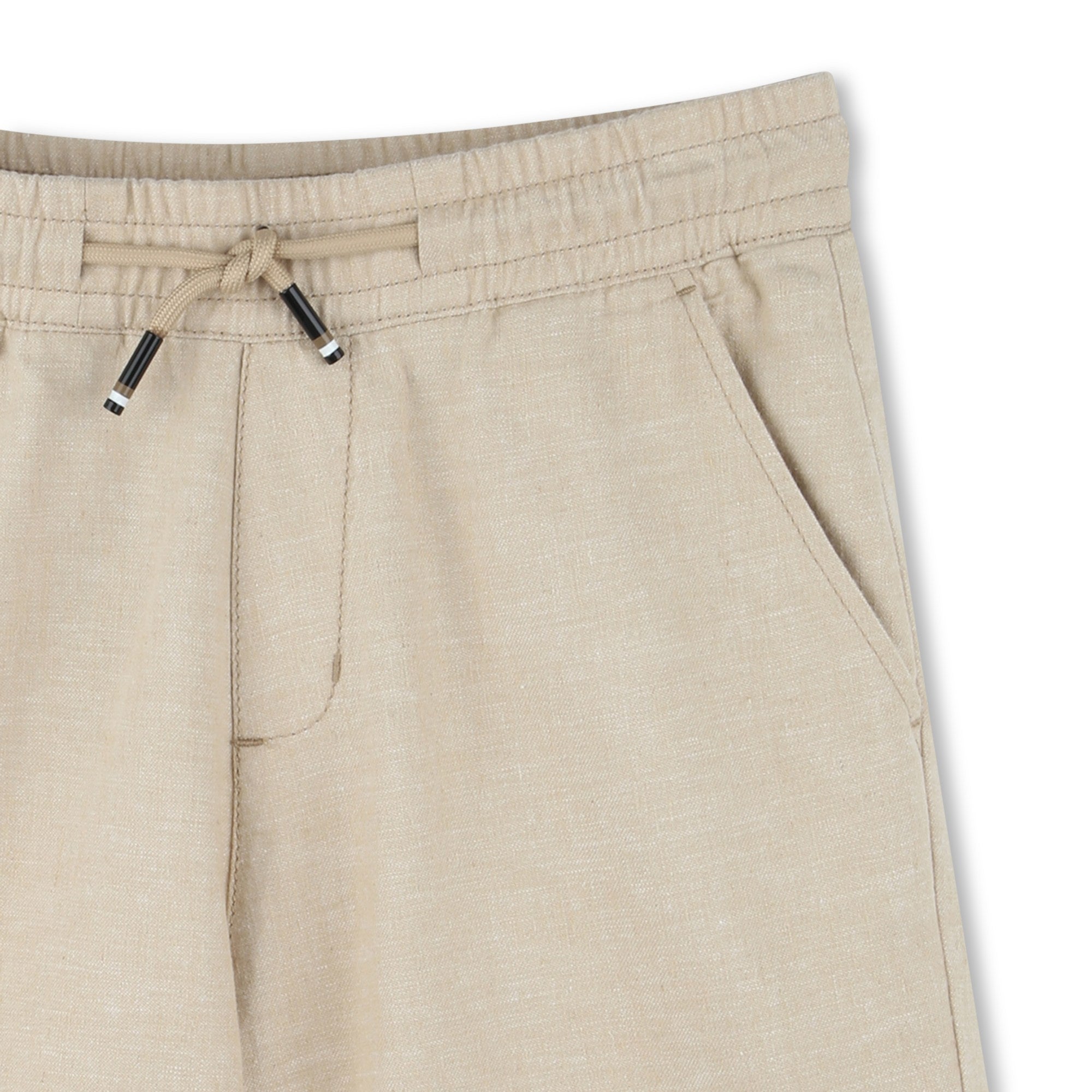 Boss-Boys Khaki Bermuda Shorts