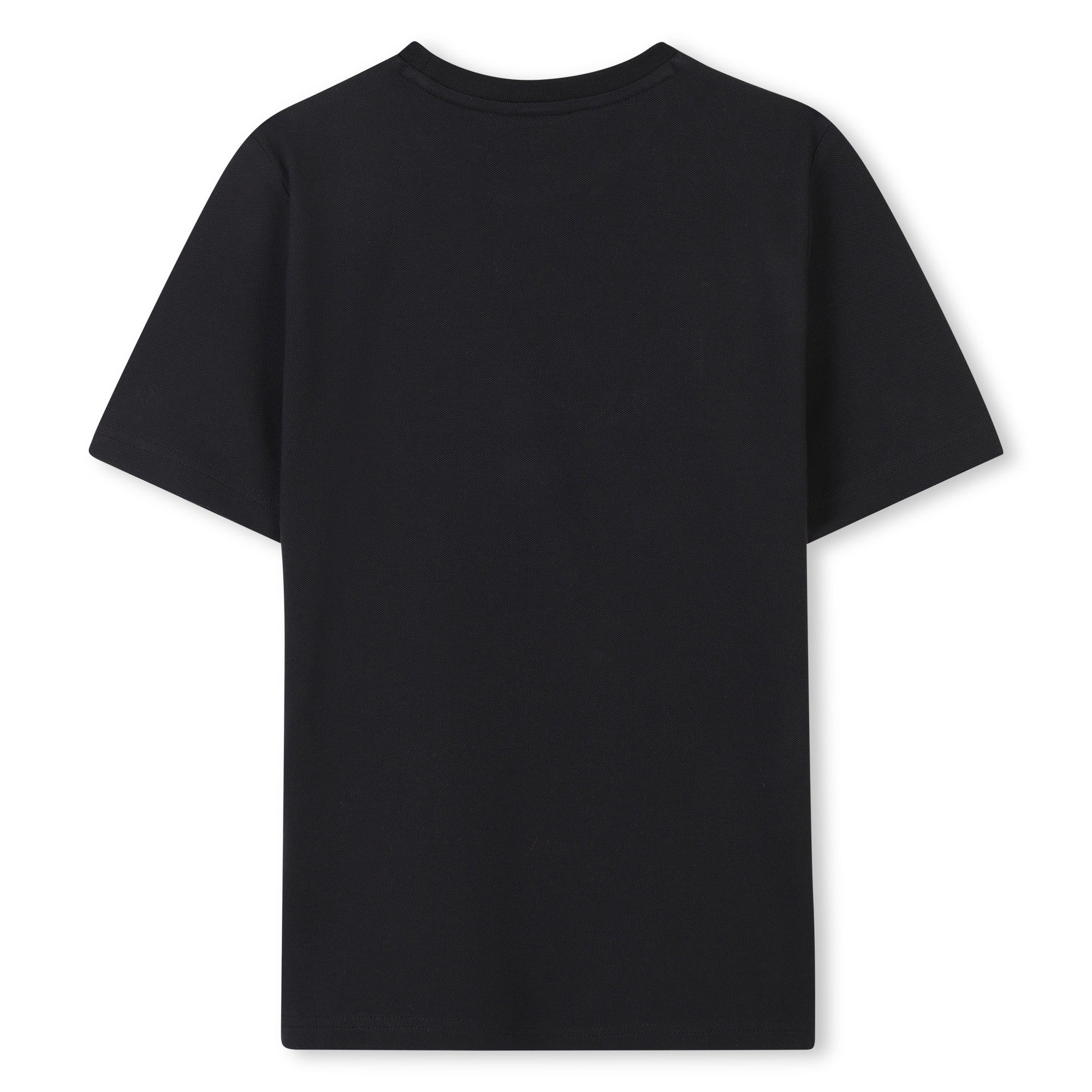 Boss-Black Printed Logo Cotton Short Sleeves T-Shirt