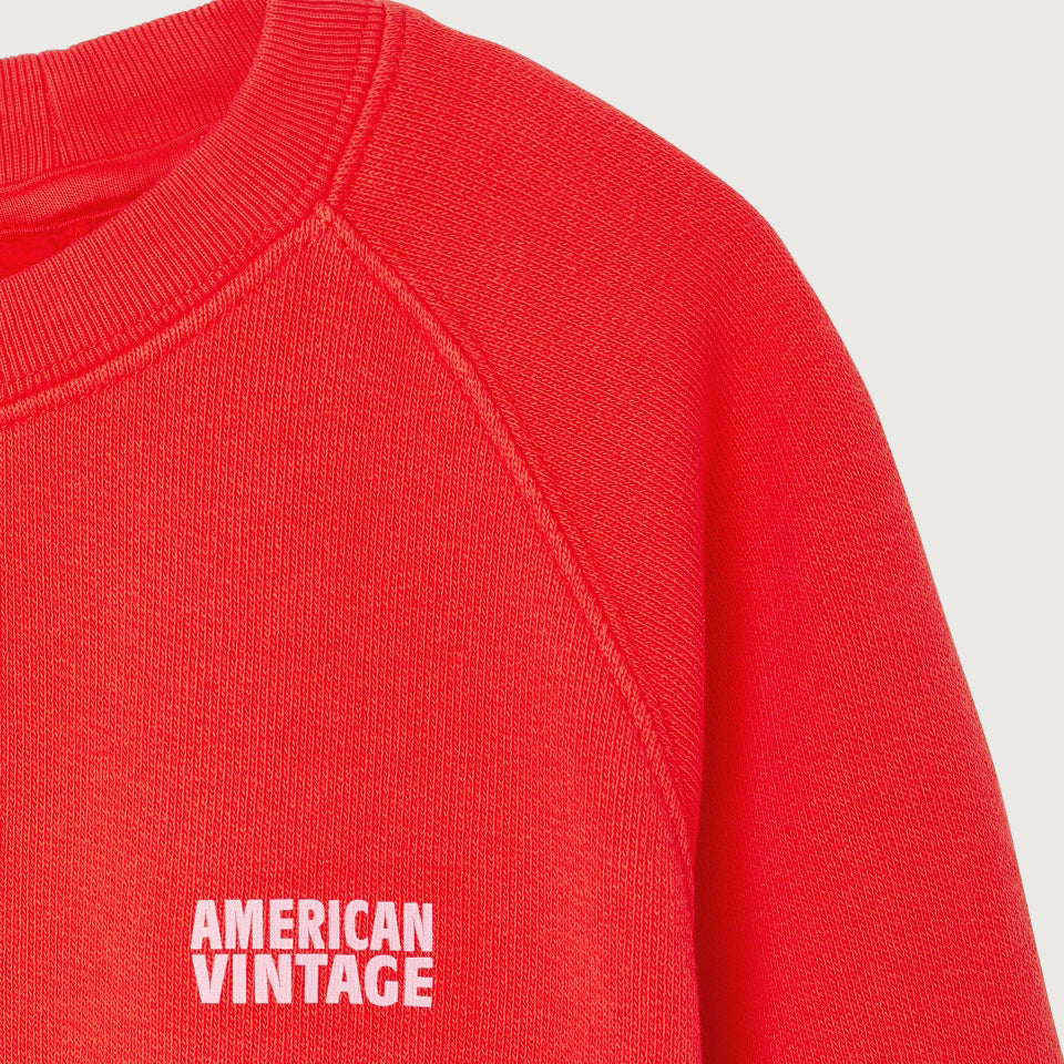 American Vintage-SWEAT ML COL ROND