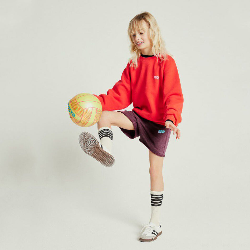 American Vintage-SWEAT ML COL ROND