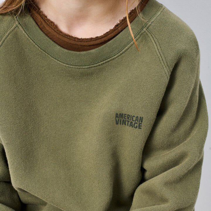 American Vintage-SWEAT ML COL ROND