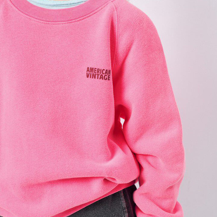 American Vintage-SWEAT ML COL ROND