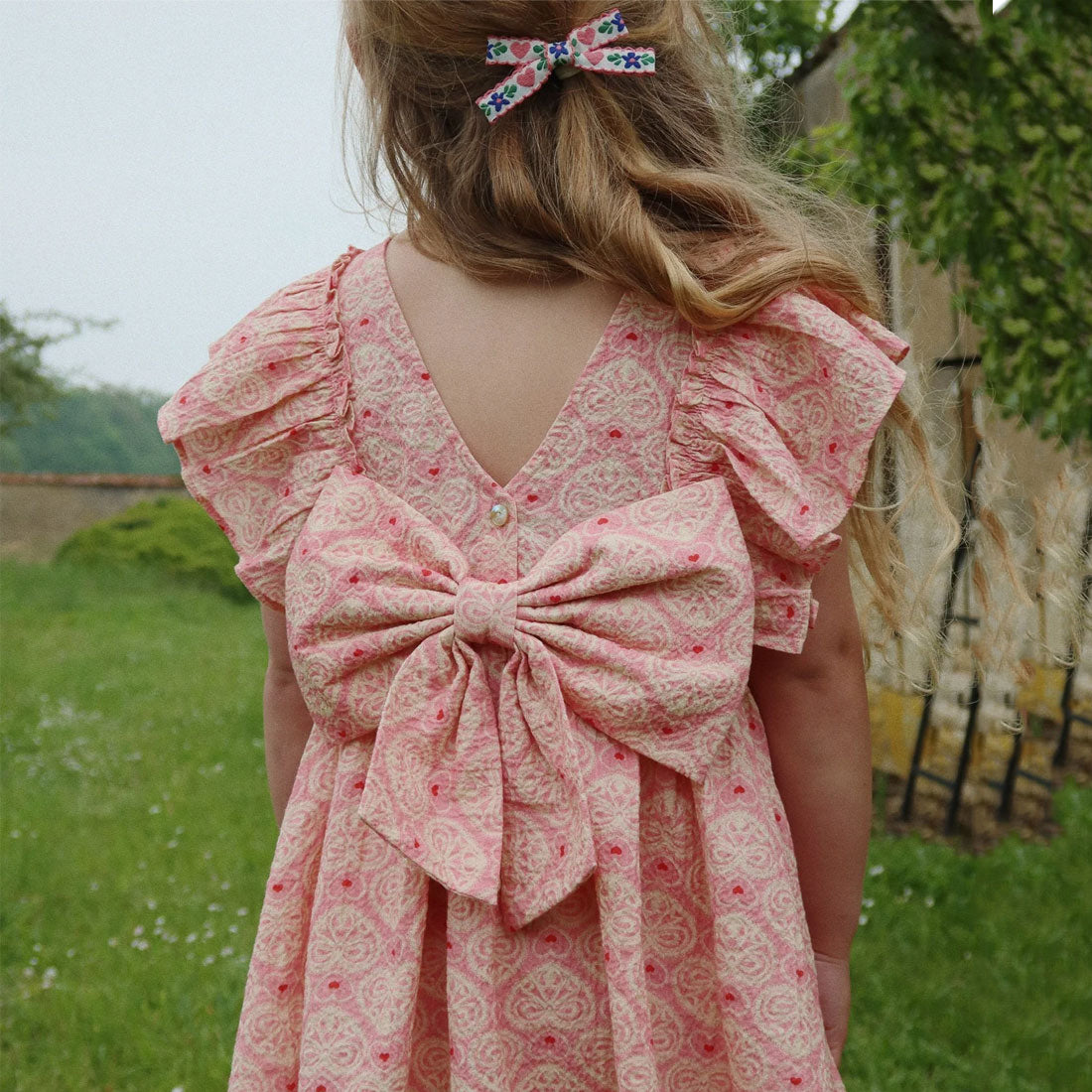 Konges Sløjd-AVA BOW DRESS GOTS