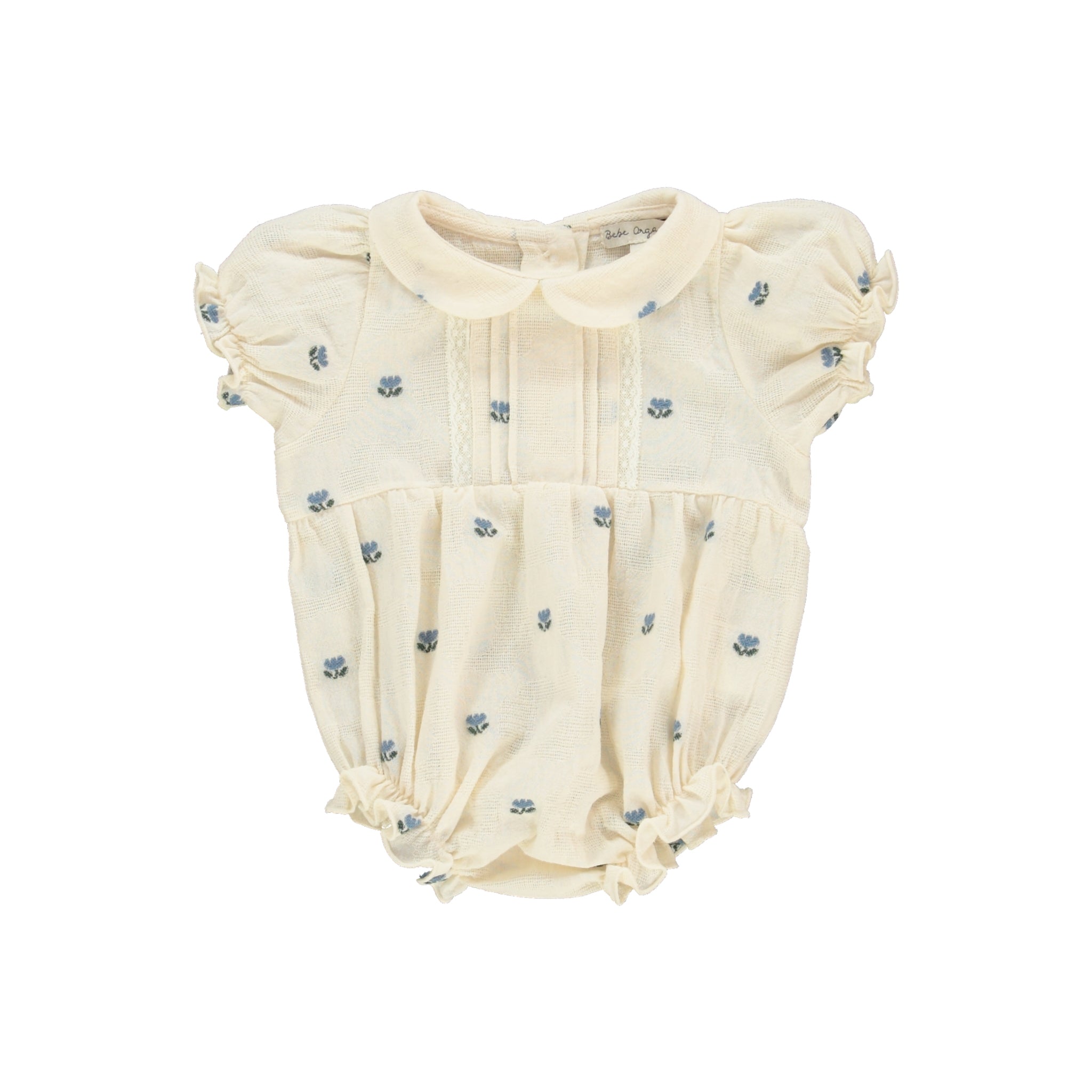 Bebe Organic-Lisa Romper Tulip Jacquard